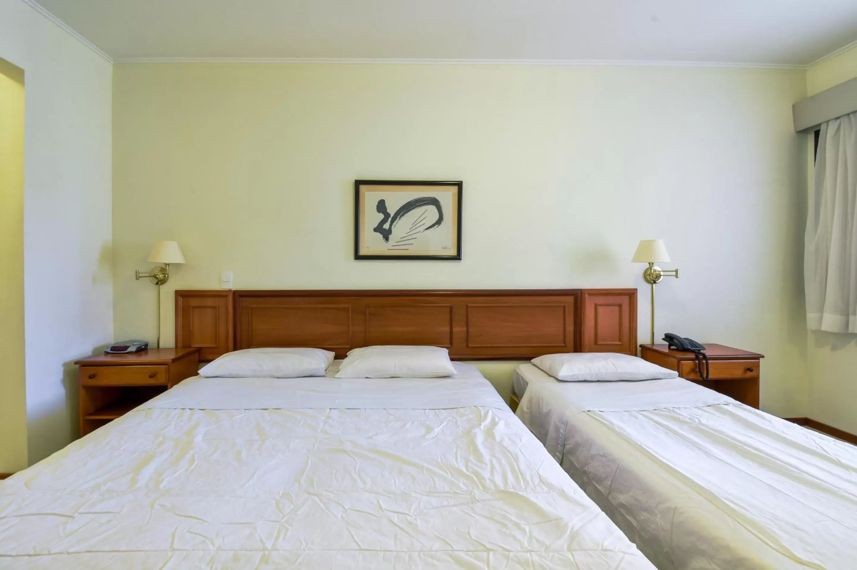 Bedroom, Bed in Capital O Park Tower, Campinas