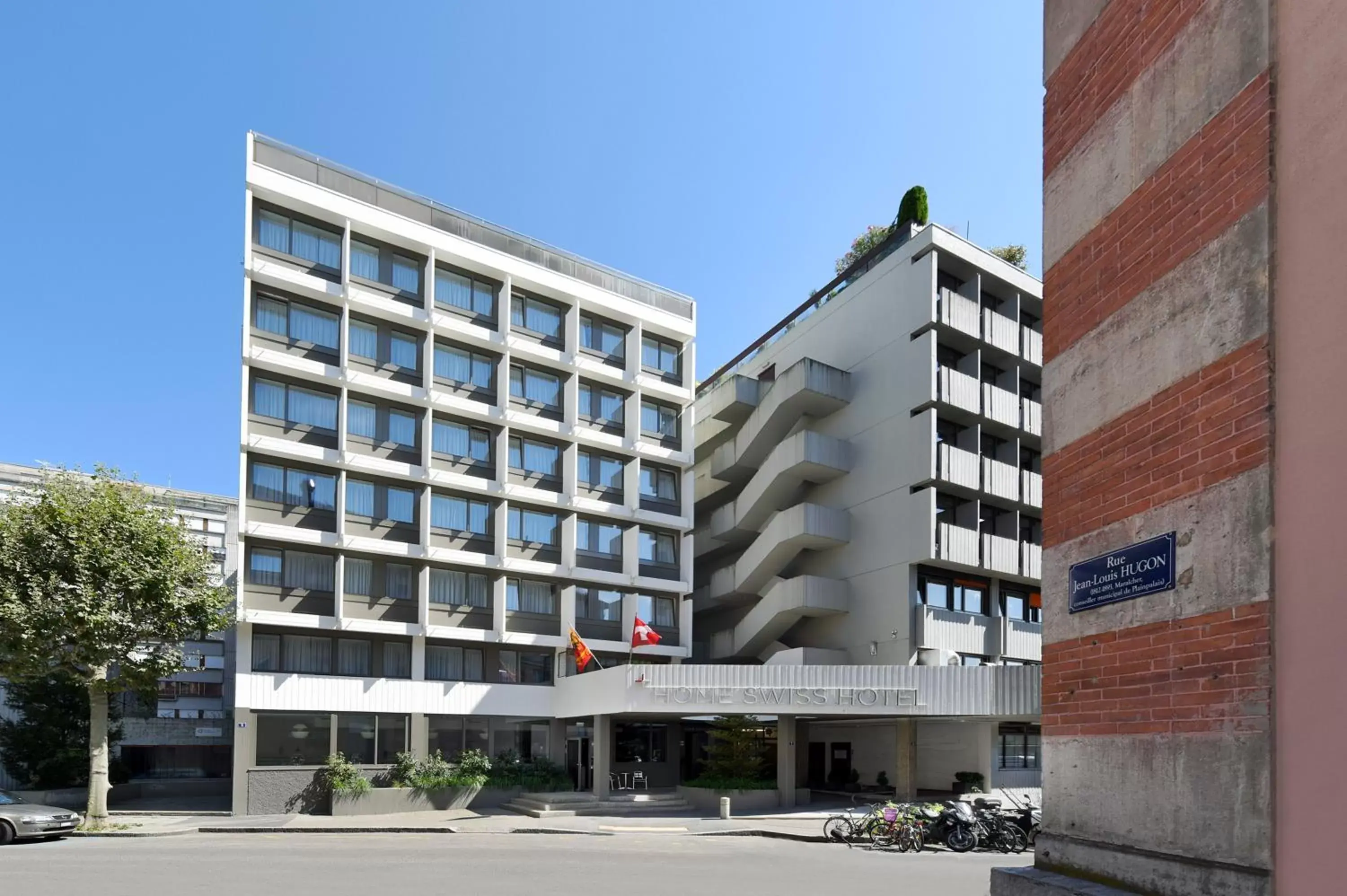 Facade/entrance, Property Building in Home Swiss Hotel