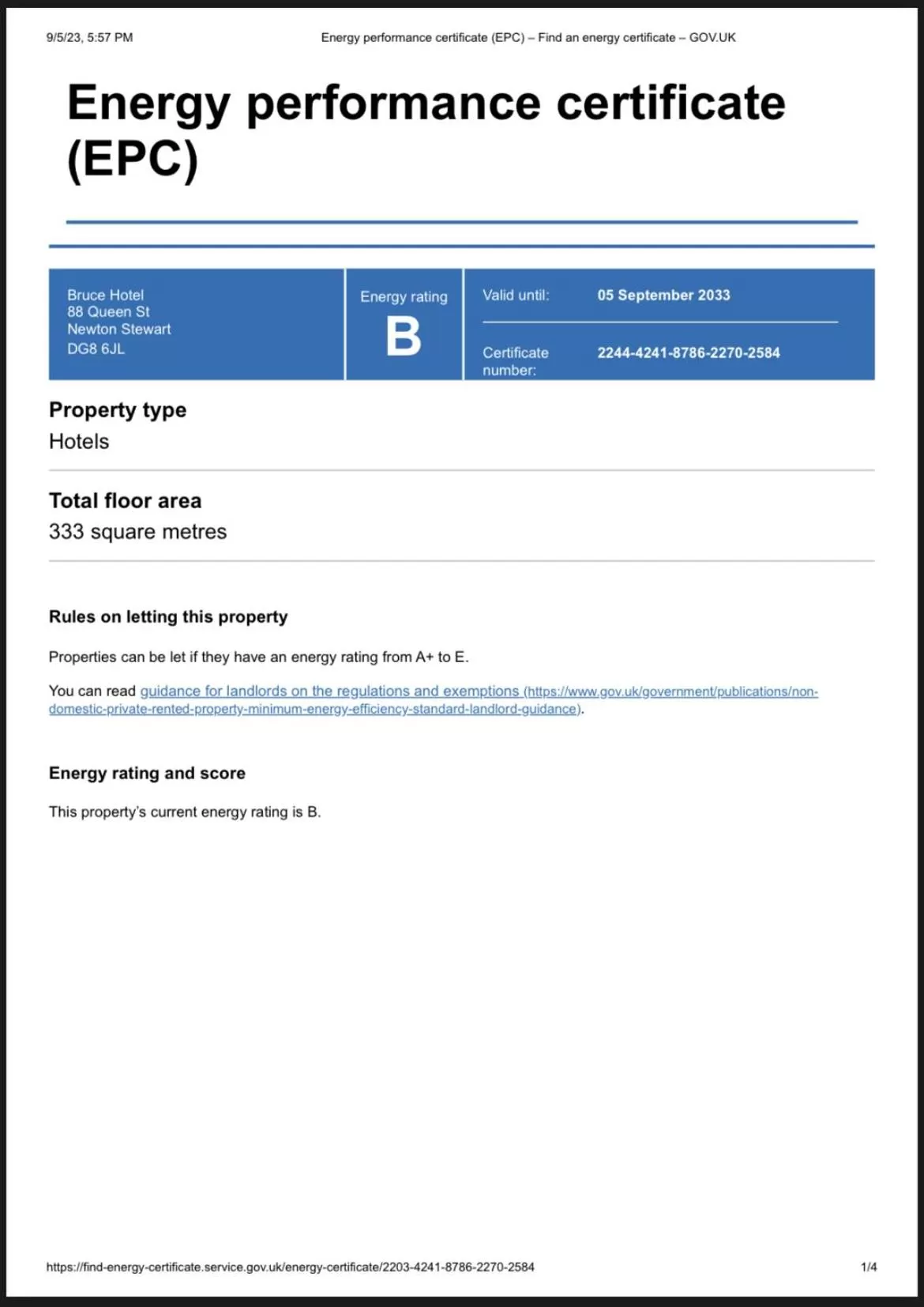 Other in The Bruce Hotel