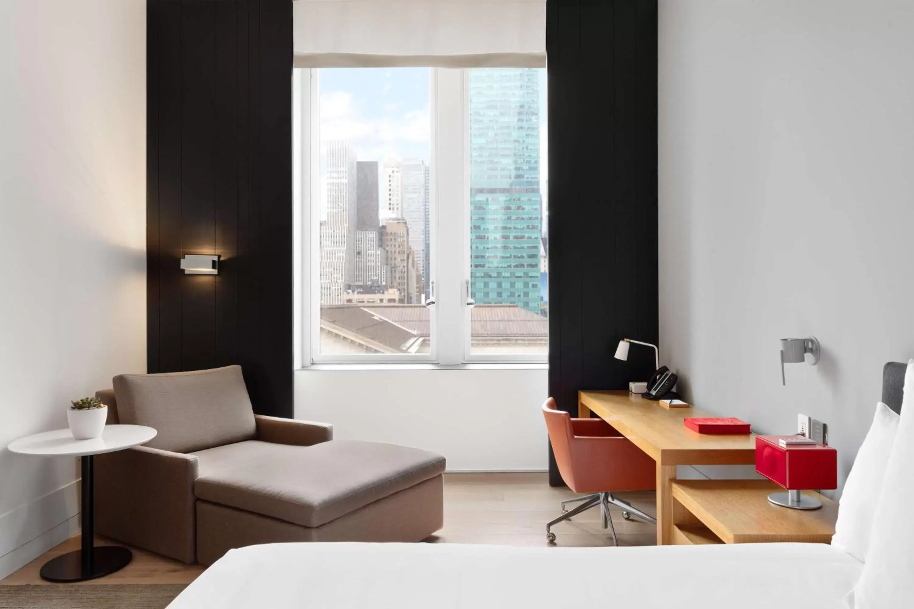 Bedroom, Seating Area in Andaz 5th Avenue-a concept by Hyatt