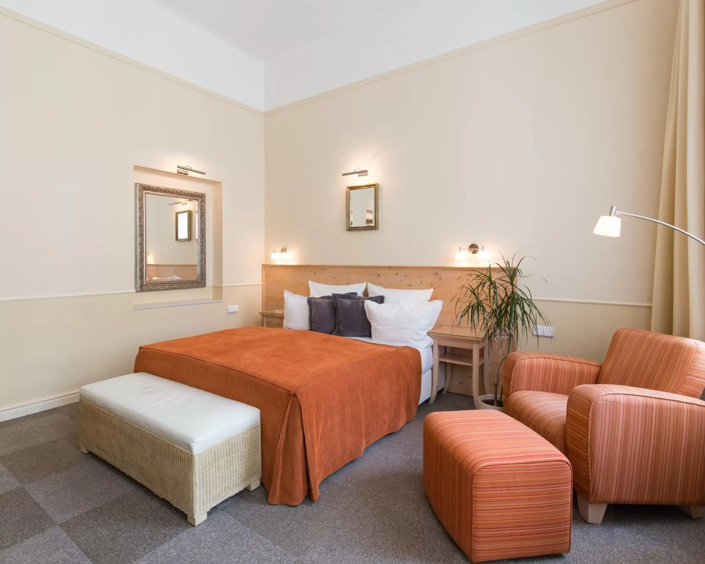 Bed in Unitas Hotel