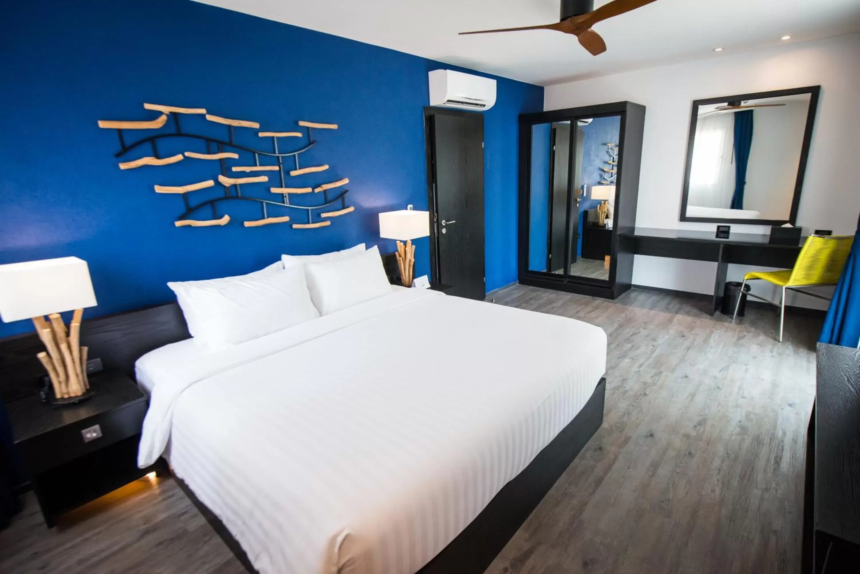Bed in Marina Sands Resort