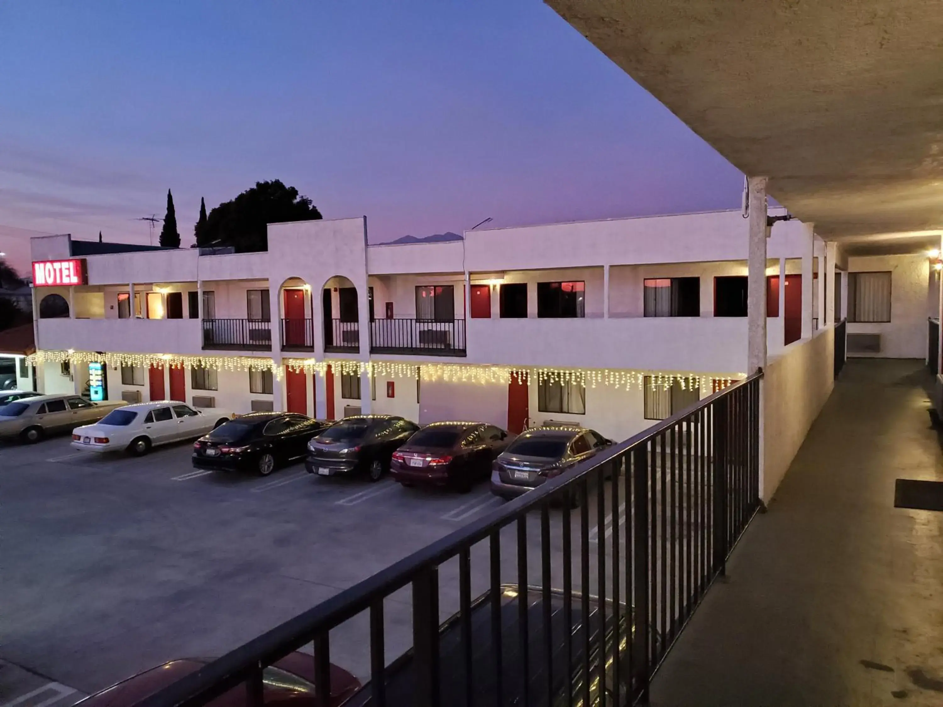 Balcony/Terrace in Eunice Plaza Motel