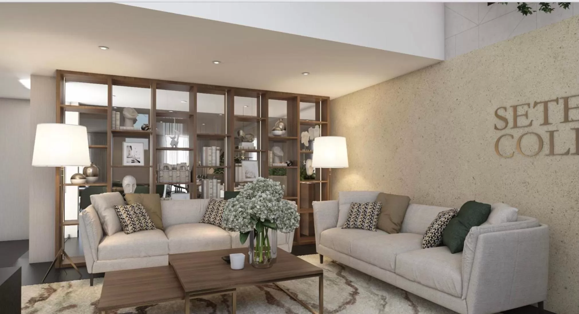 Living room in Hotel Sete Colinas