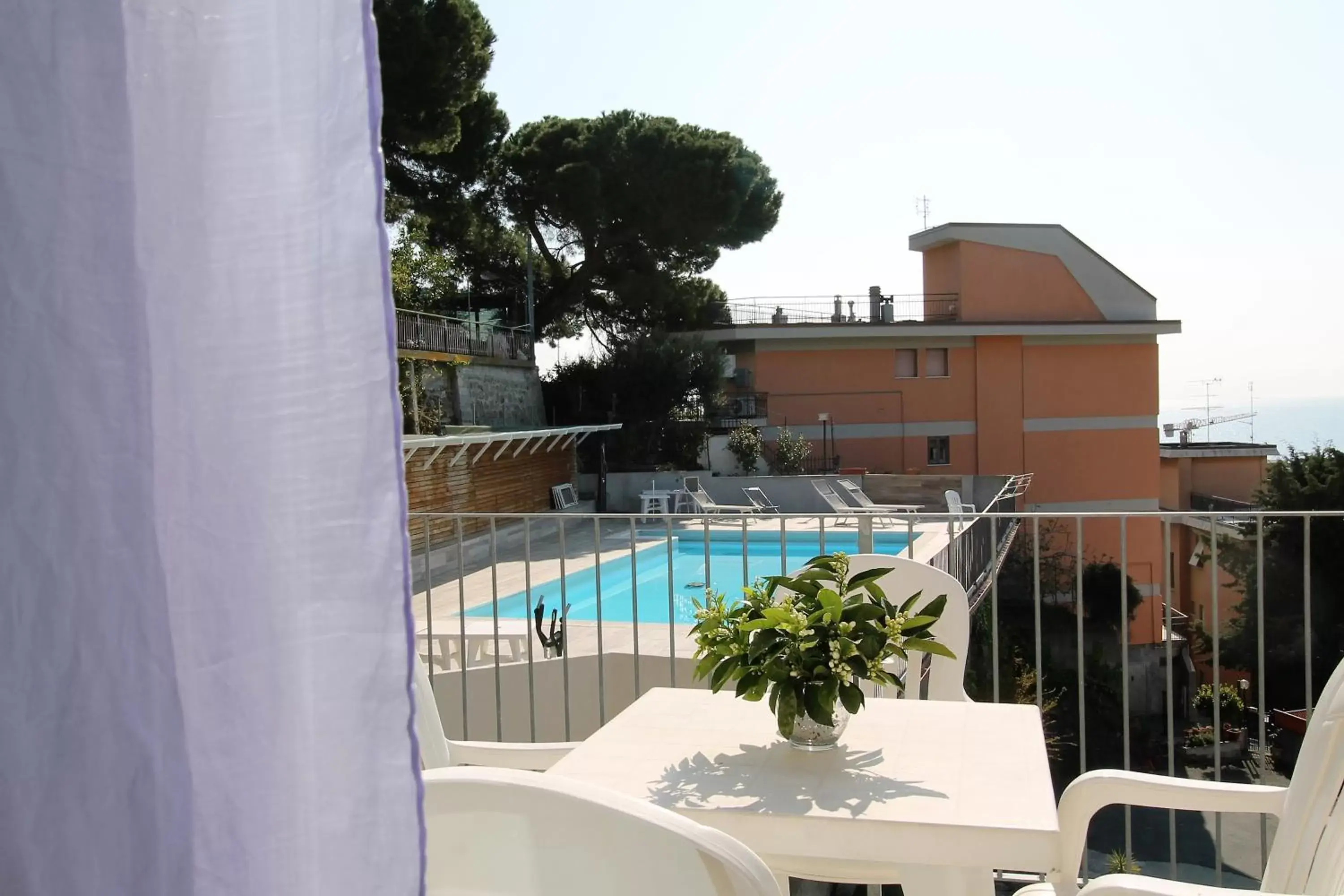 Pool View in Residence Felice