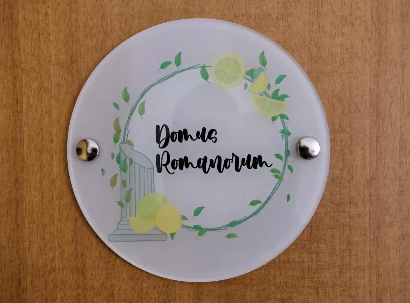 Logo/Certificate/Sign in Giardino Archeologico