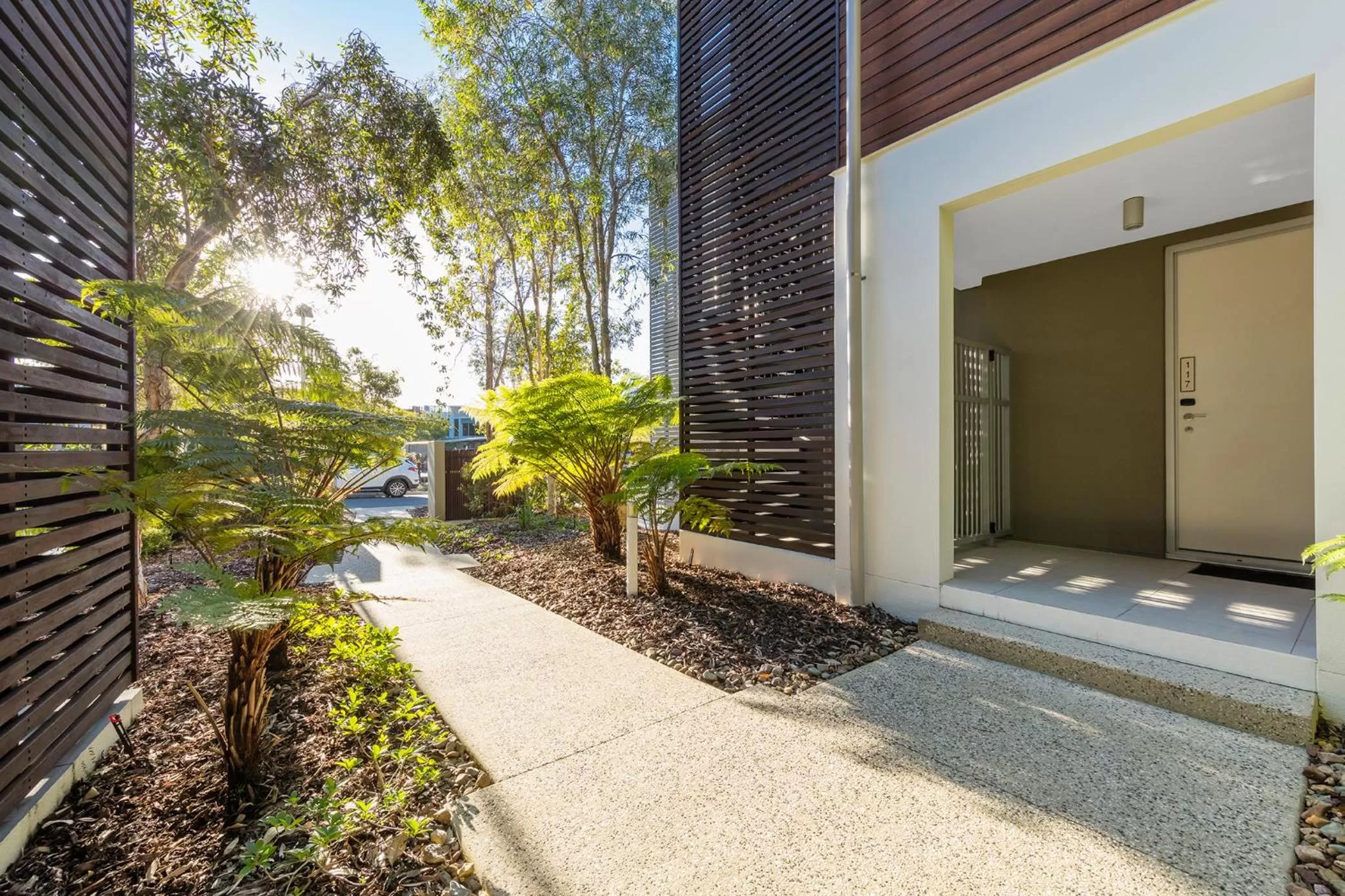 Garden view in RACV Noosa Resort