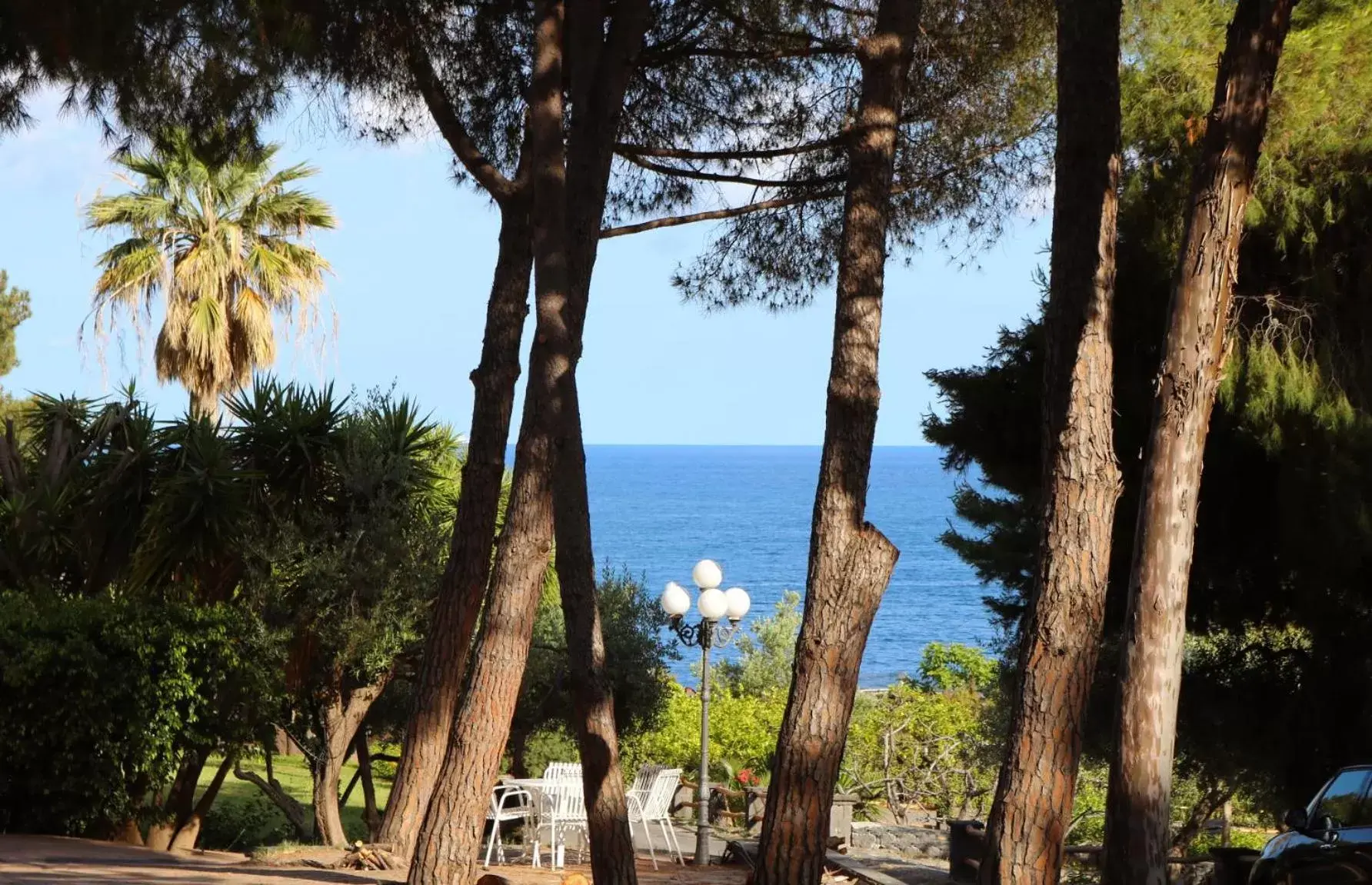 Garden, Sea View in Villa delle Palme