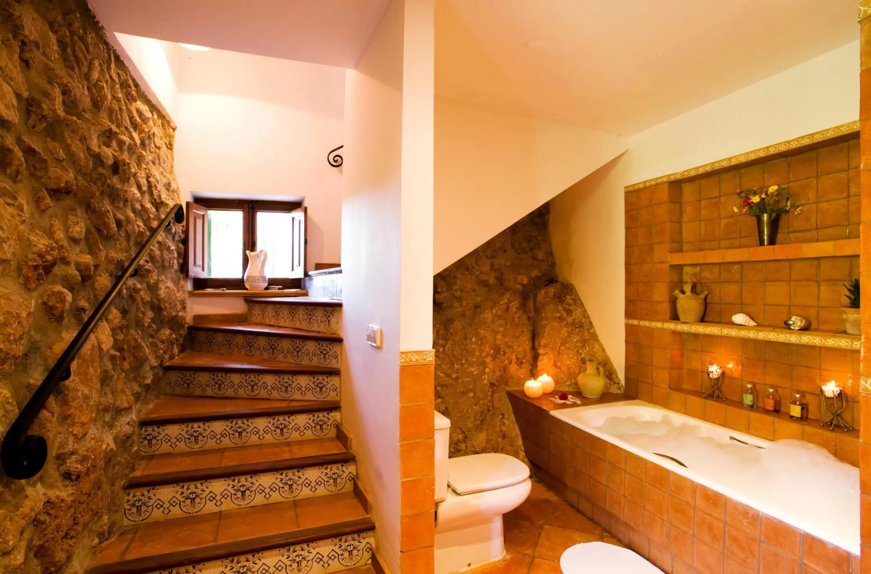 Bathroom in Hotel Sa Vall