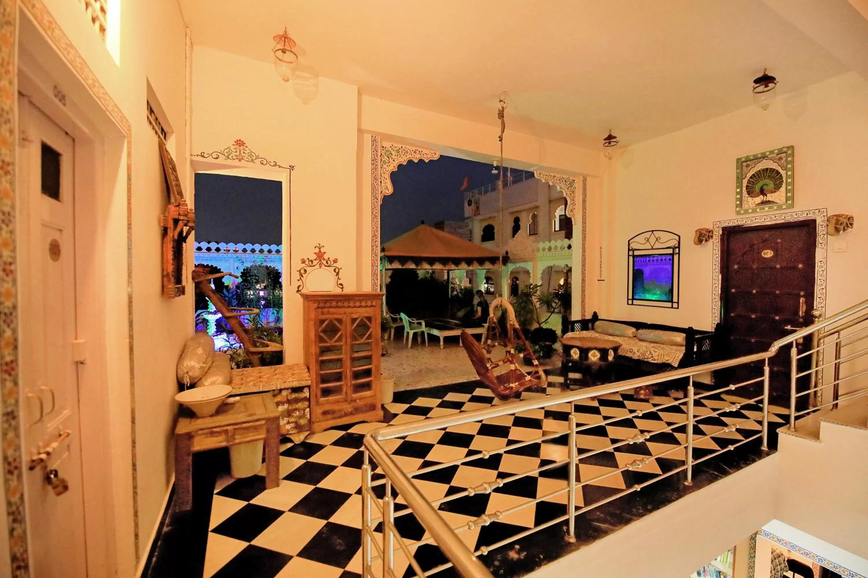 Seating area in Storica Stays Panorama Haveli Udaipur