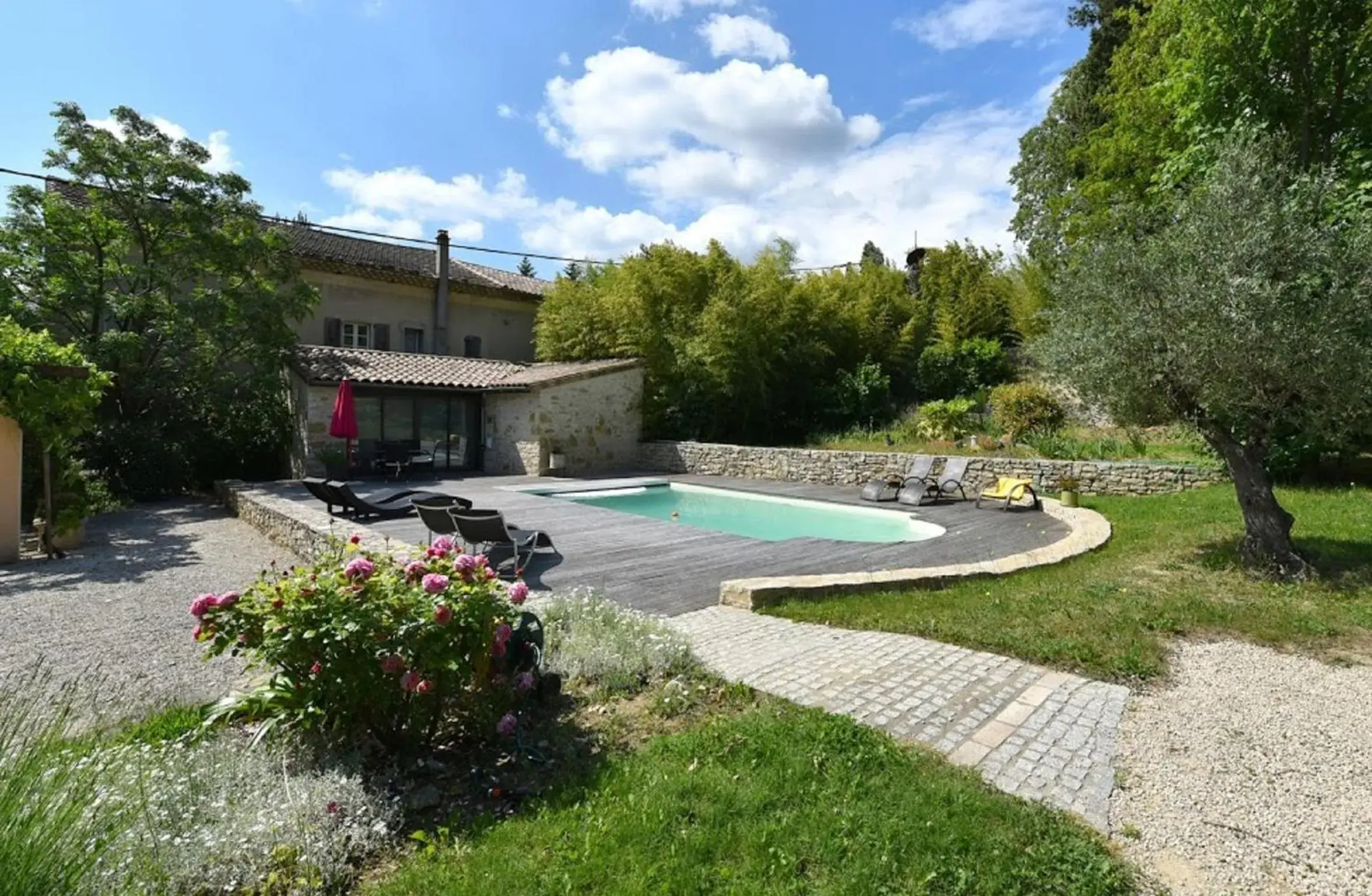 Garden, Swimming Pool in Le Relais du Vivarais