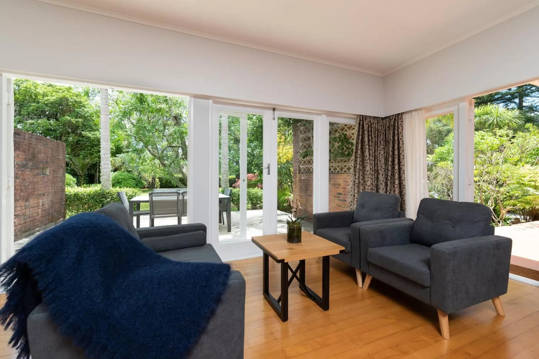 Seating Area in Pāteke Lodge