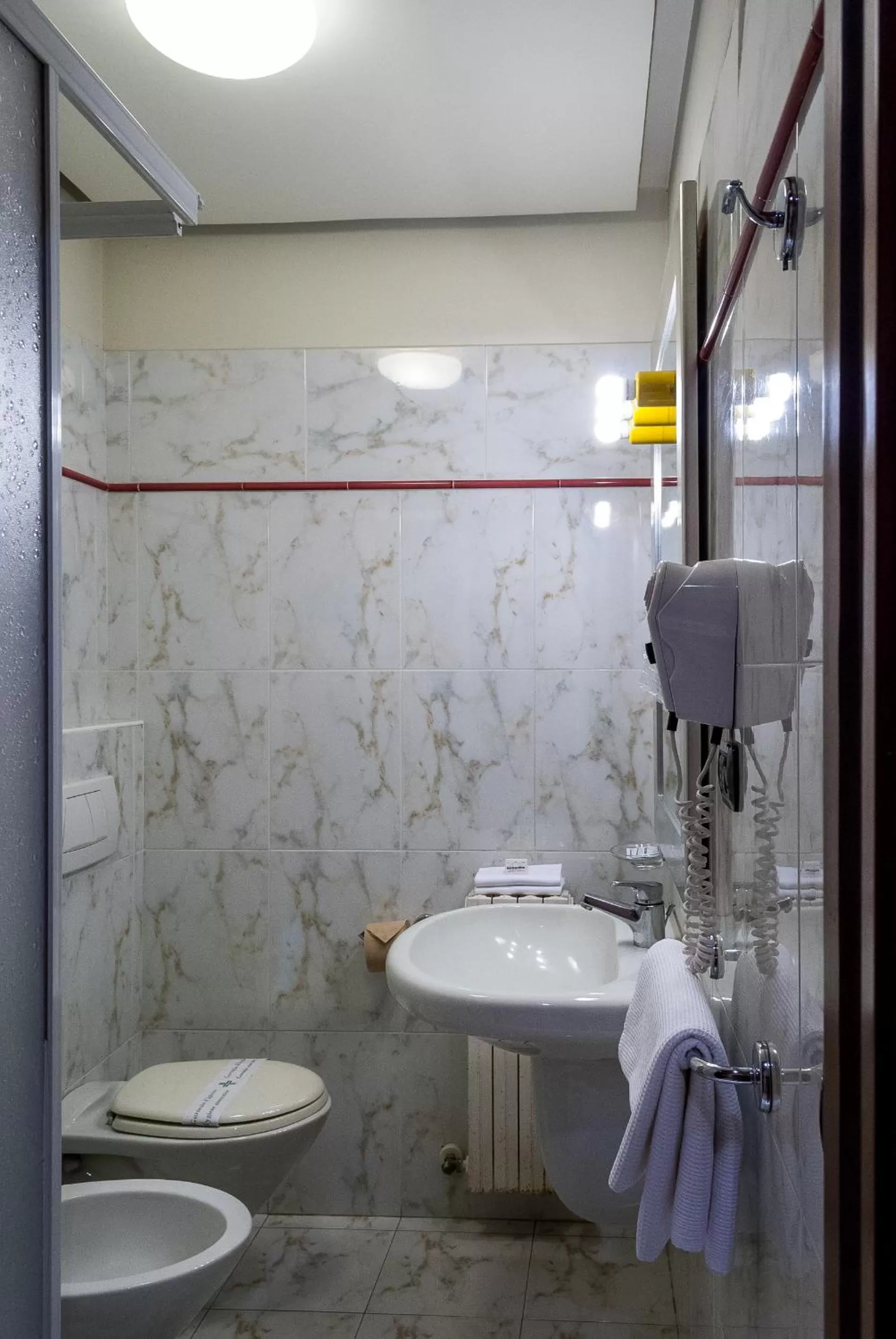 Shower in Hotel Bernardino