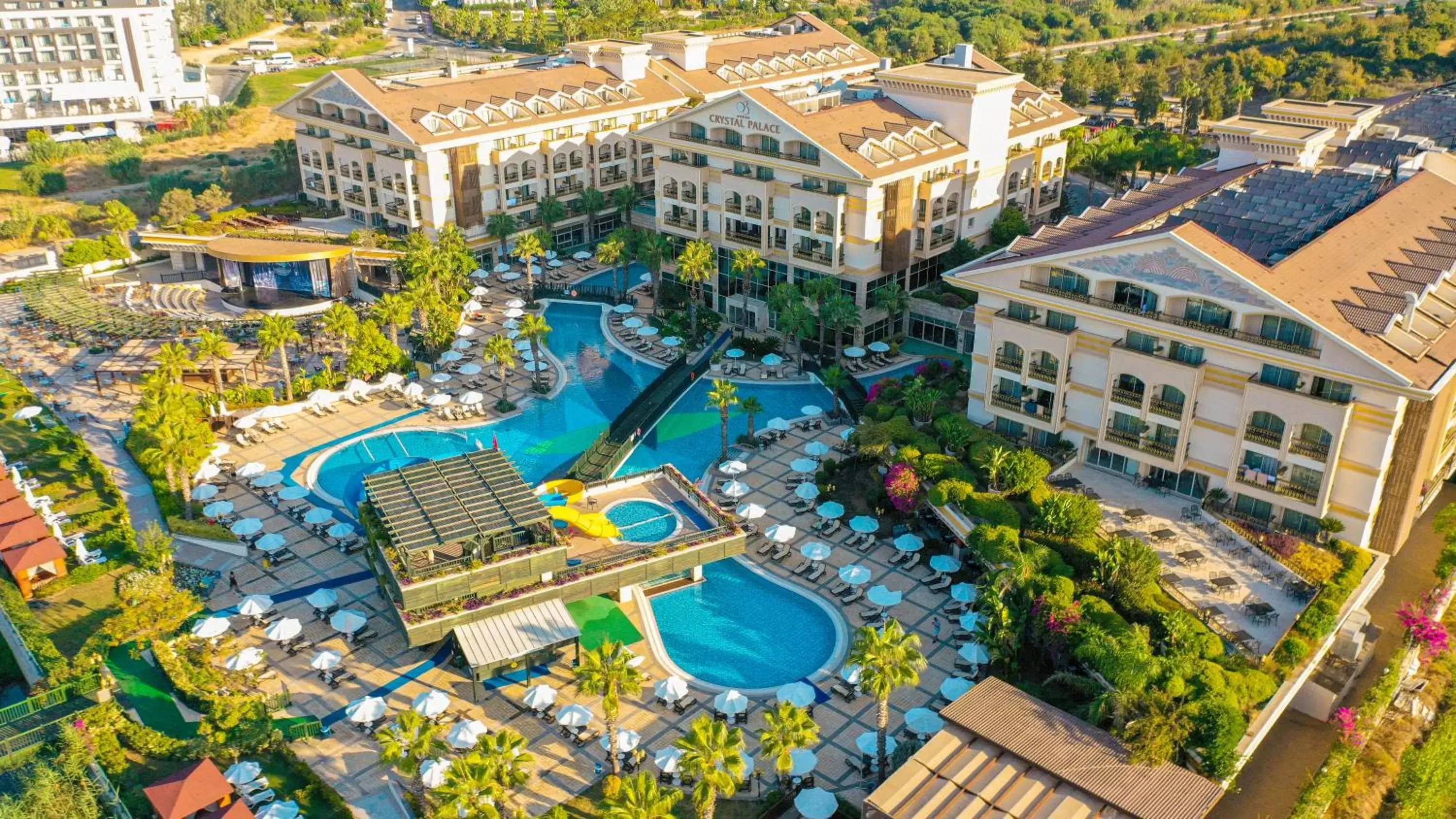 Property building, Bird's-eye View in Crystal Palace Luxury Resort & Spa - Ultimate All Inclusive
