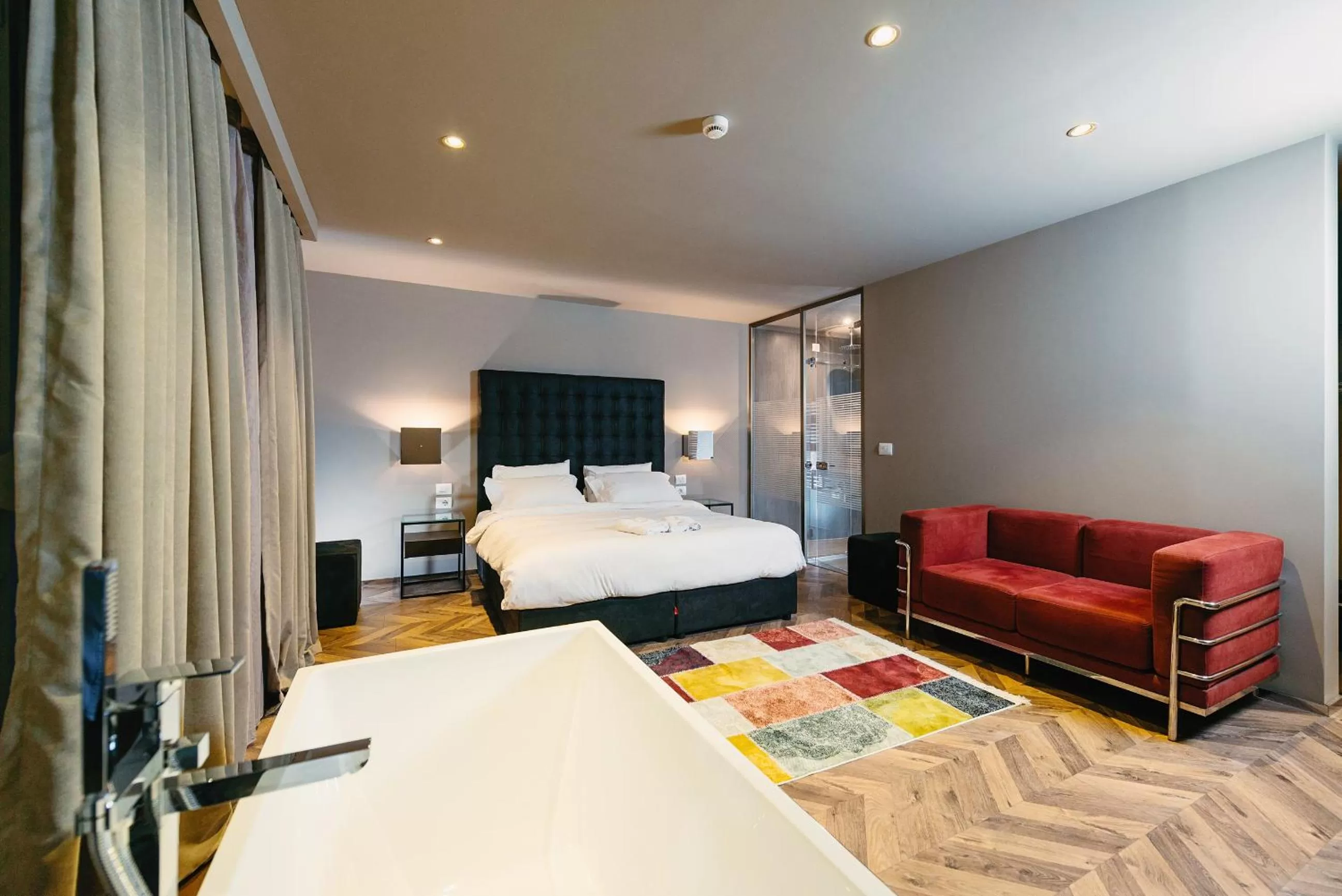 Bed in Hotel Egnatia