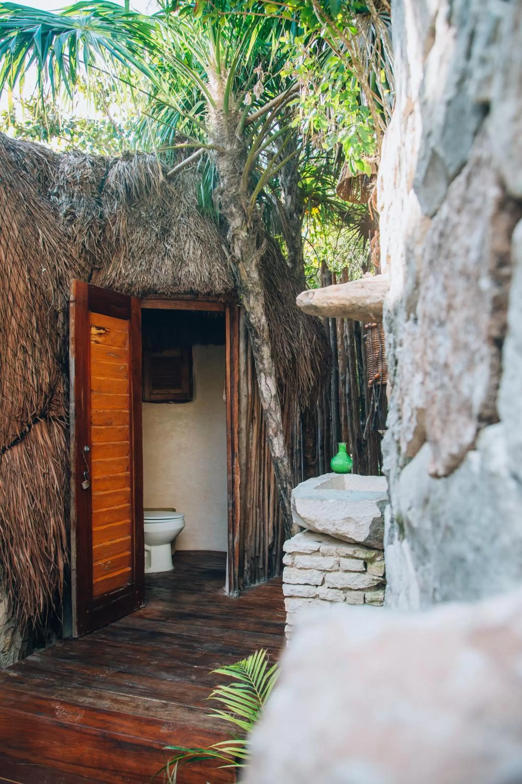 Bathroom in Ikal Tulum Hotel
