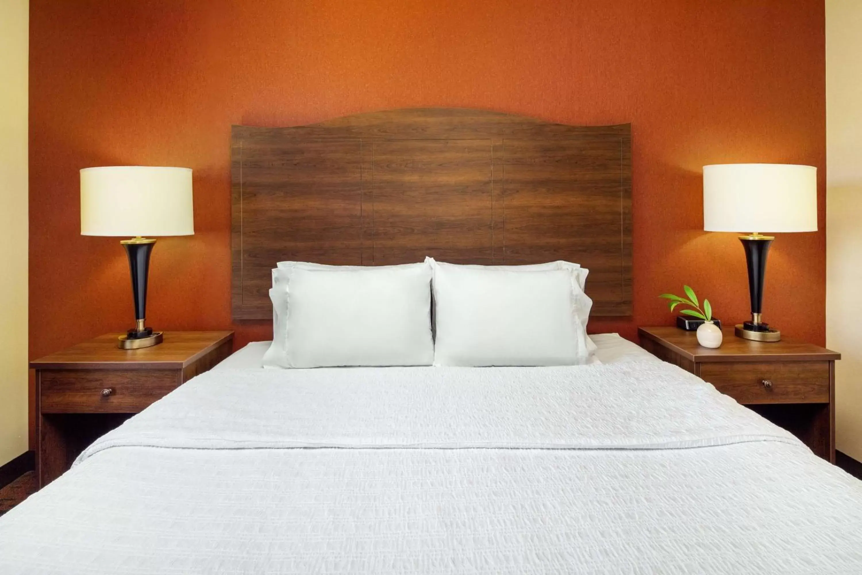 Bed in Hampton Inn & Suites Scottsdale at Talking Stick