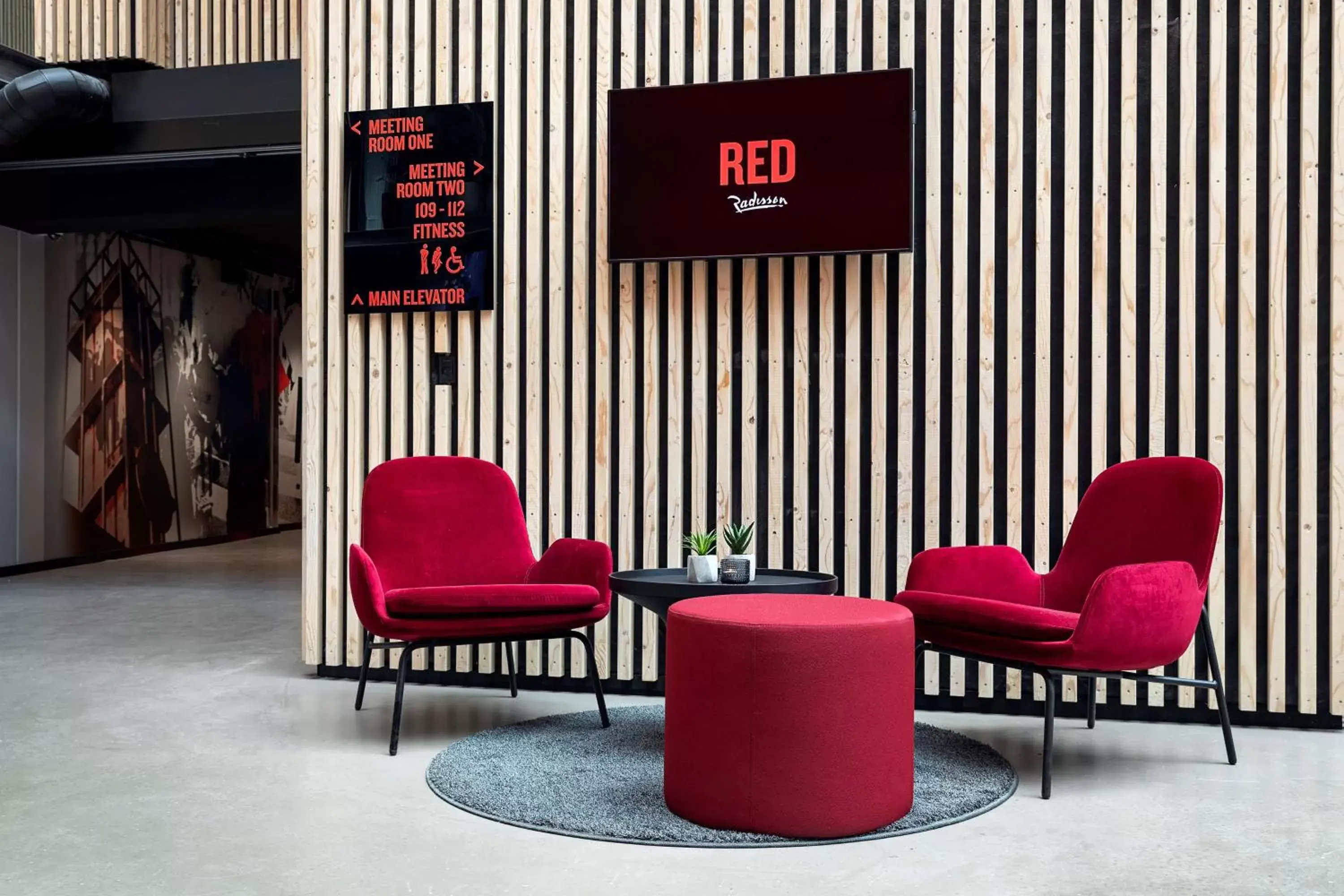 Lobby or reception in Radisson RED Aarhus