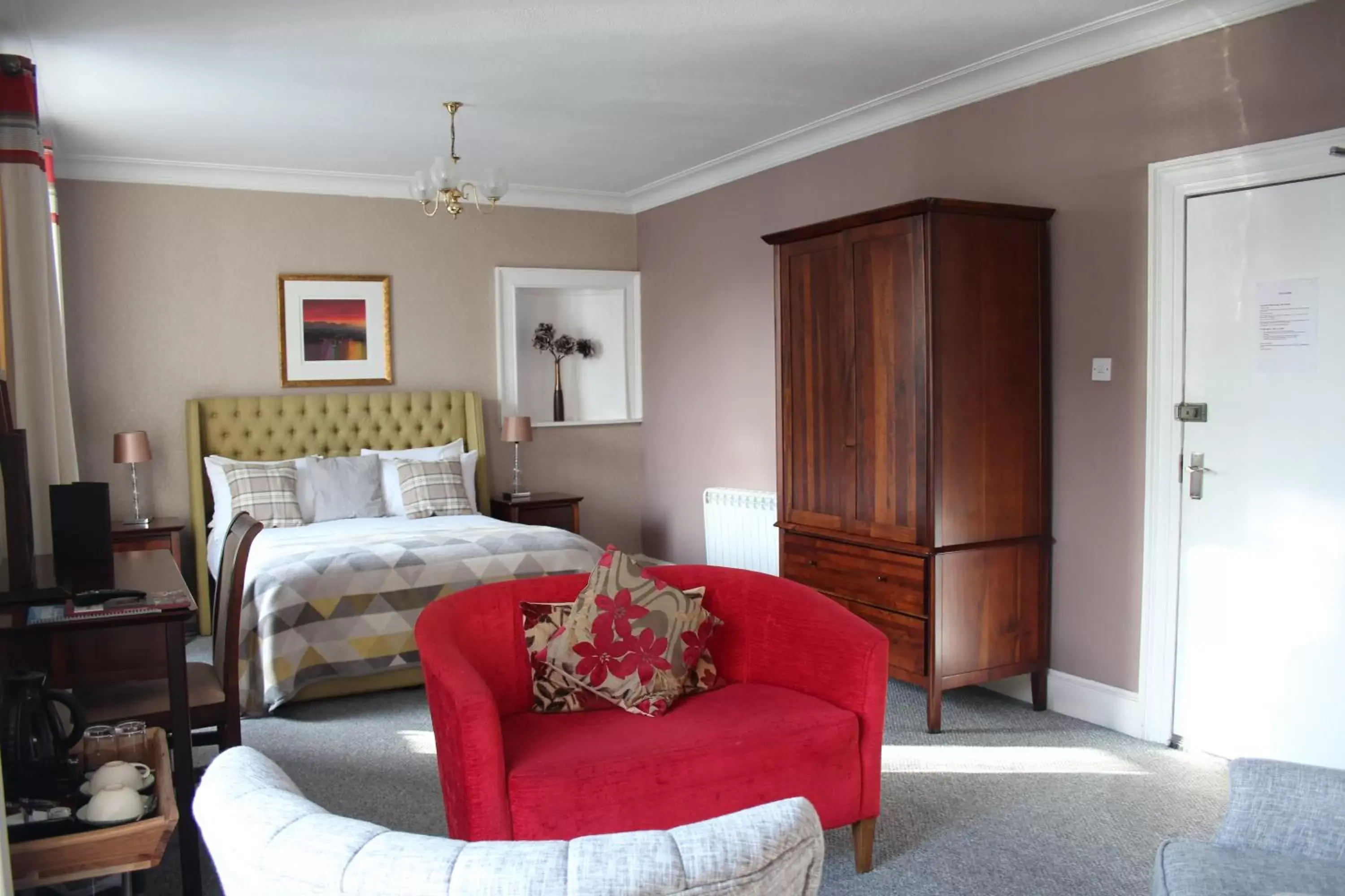 Bed in The Kirkcudbright Bay Hotel