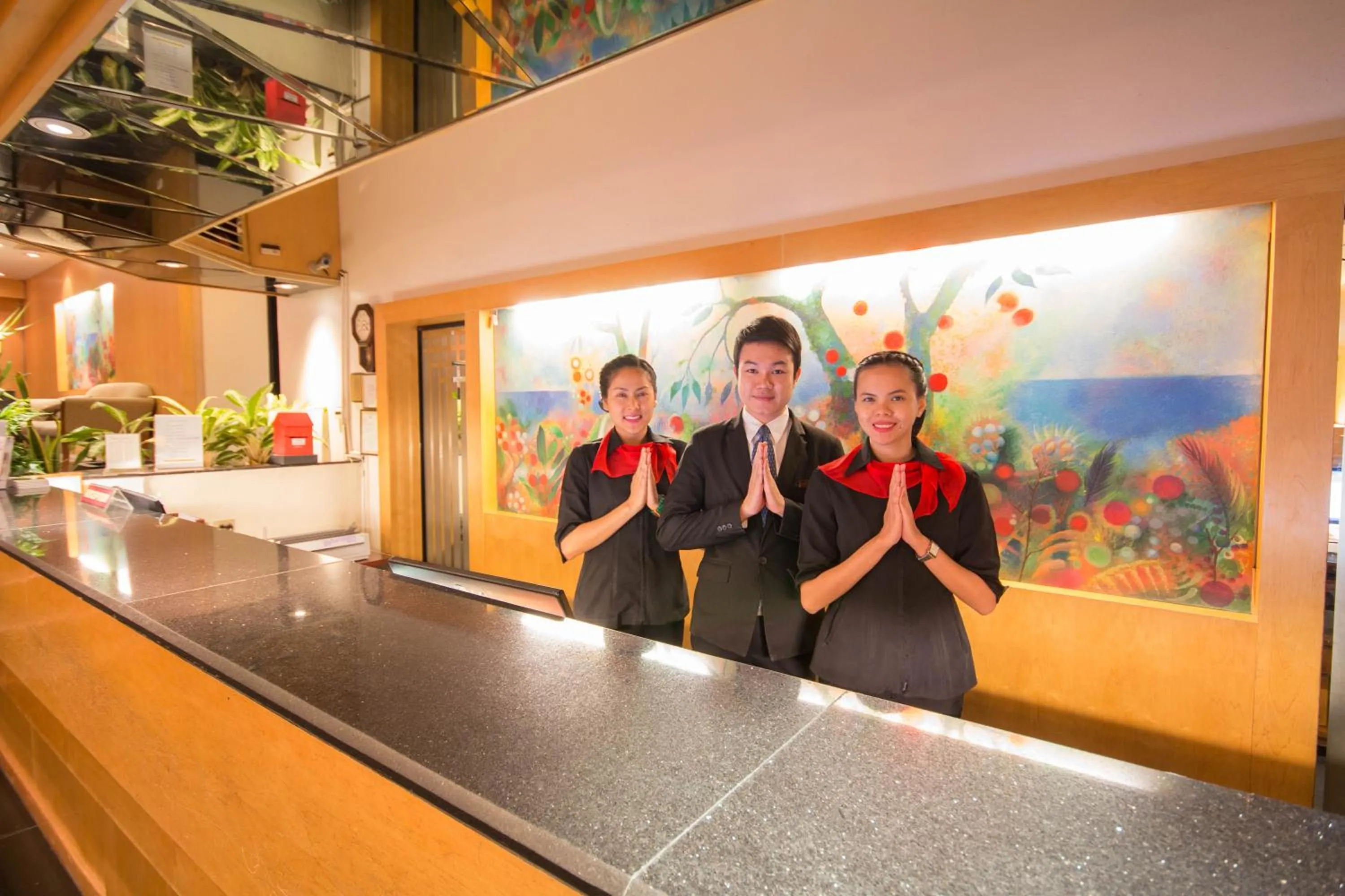 Staff in Tai Pan Hotel