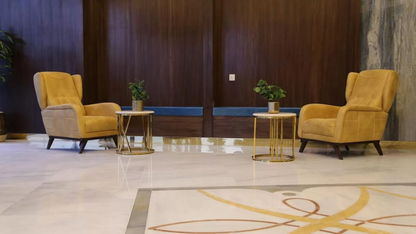 Lobby or reception in شقق ارين المطار