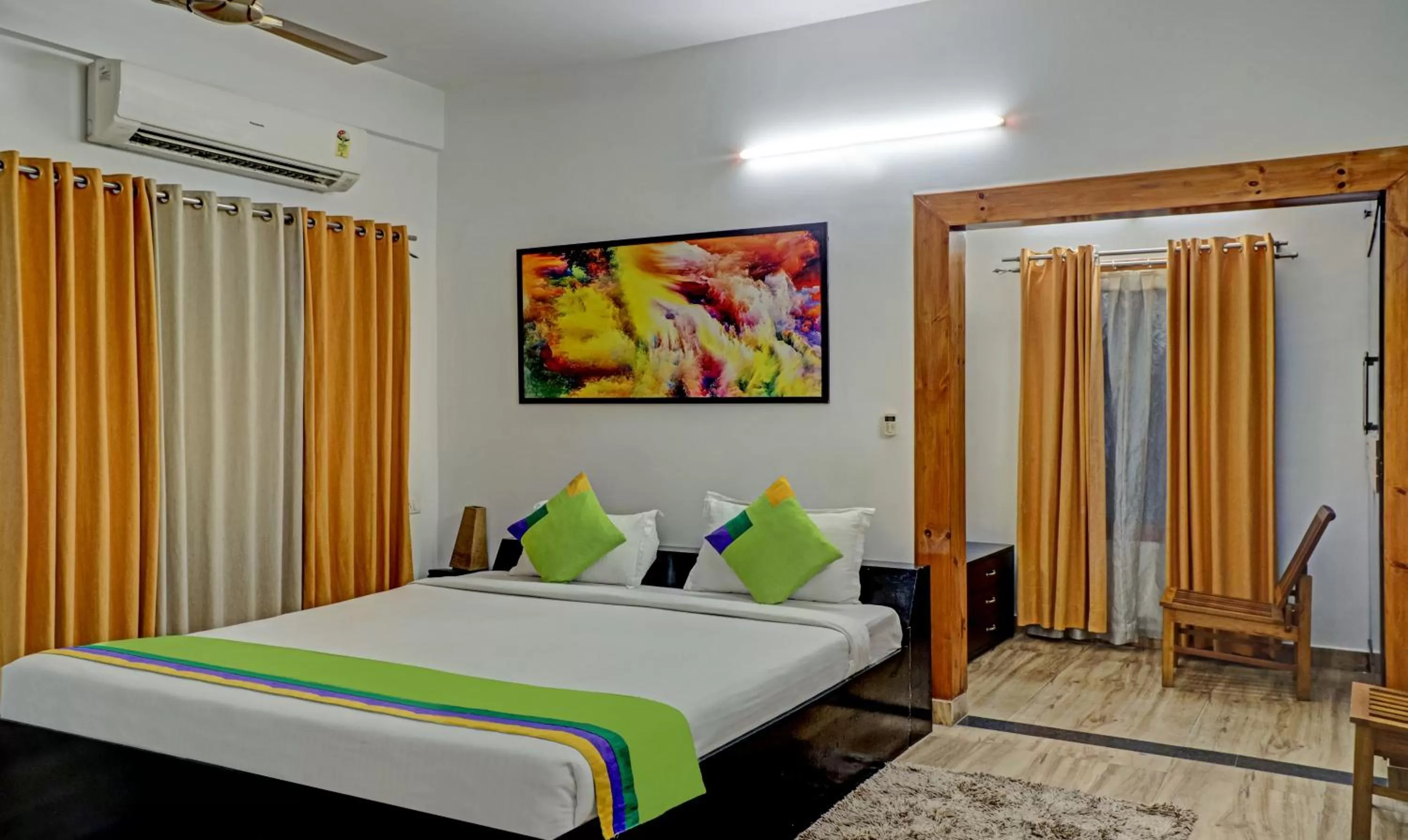 Bedroom, Bed in Treebo Umal Homestay Ganeshguri
