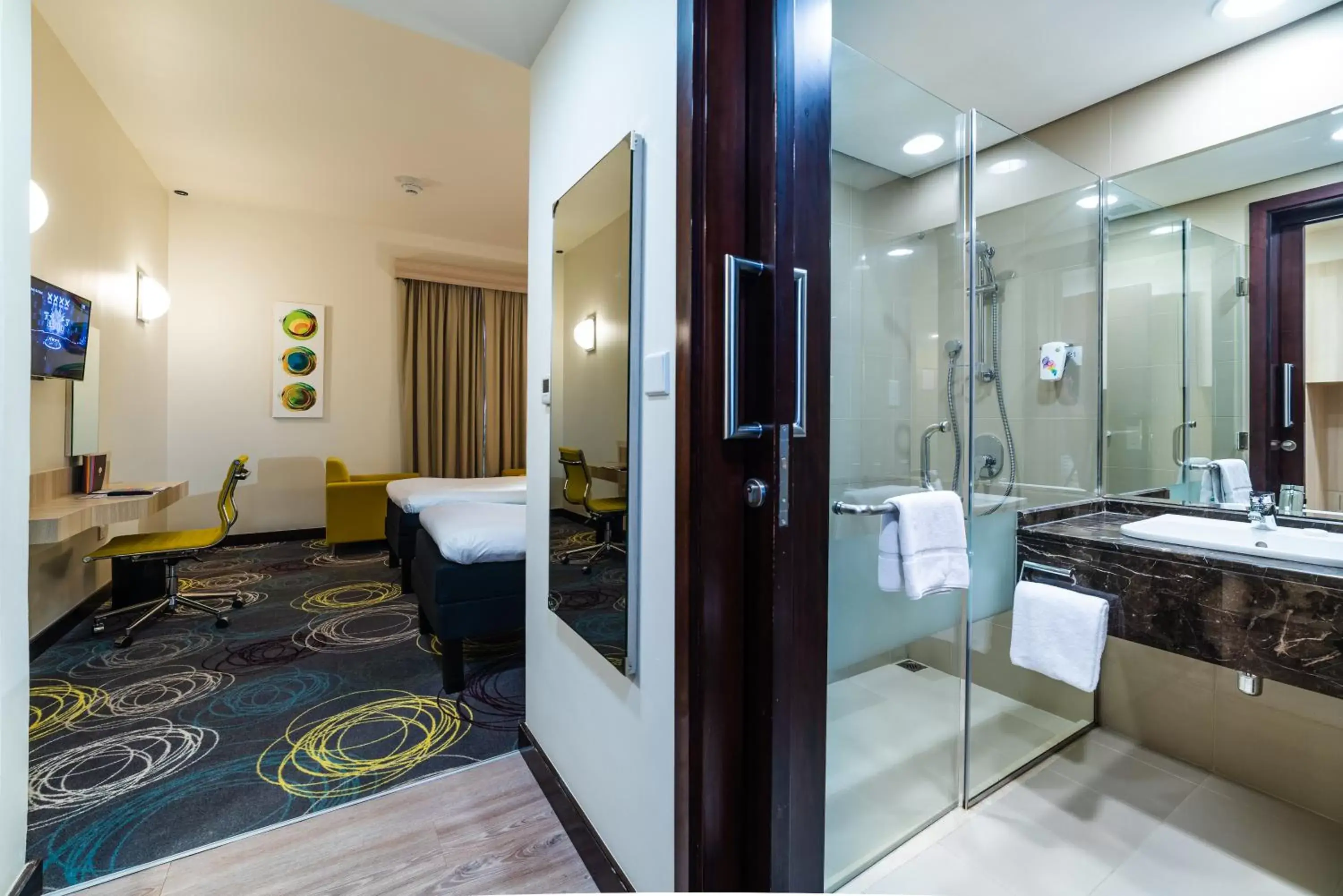 Shower, Bathroom in Ibis Styles Dragon Mart Dubai