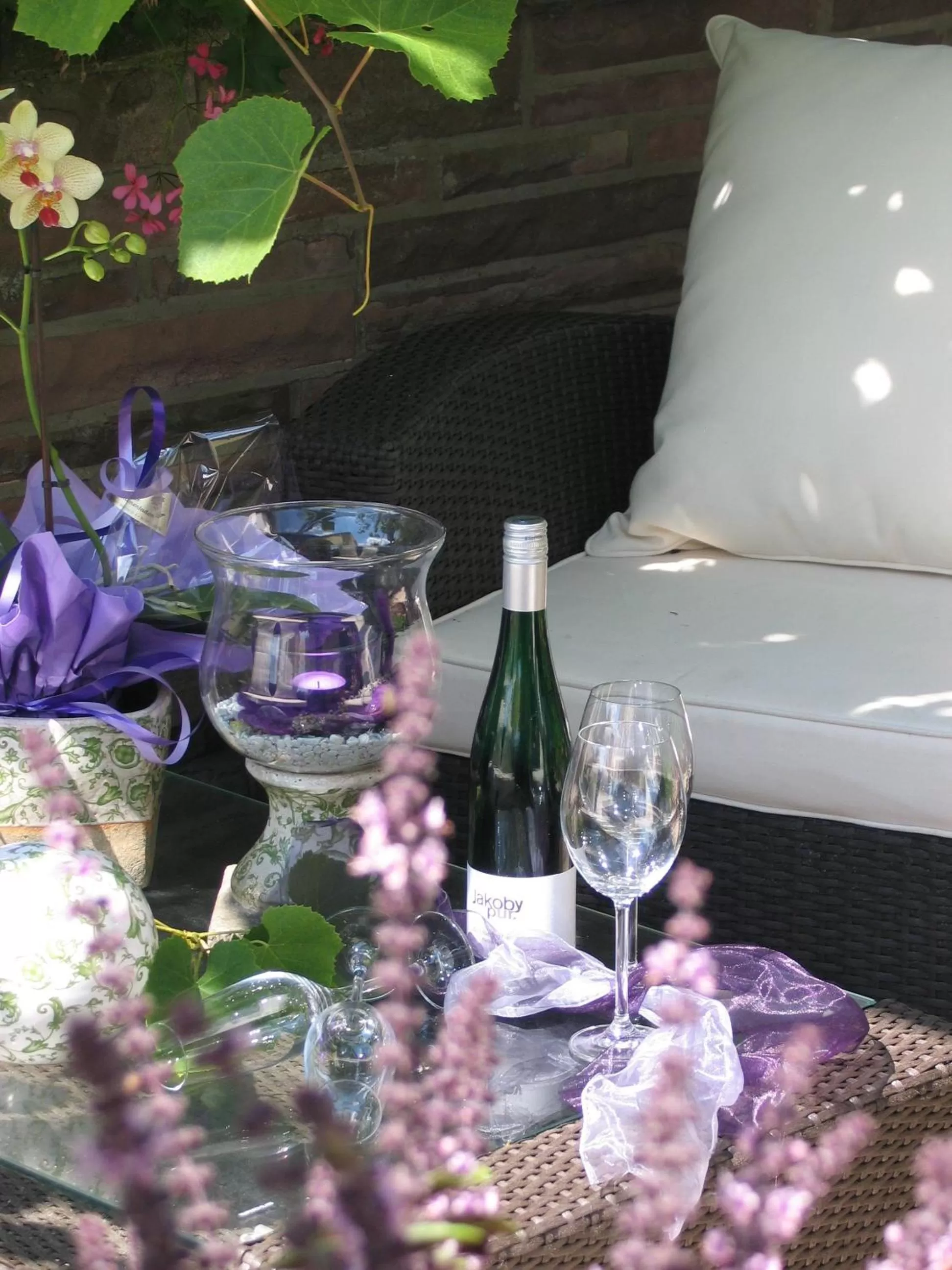 Balcony/Terrace in Restaurant Landgasthof Zum Wiesengrund