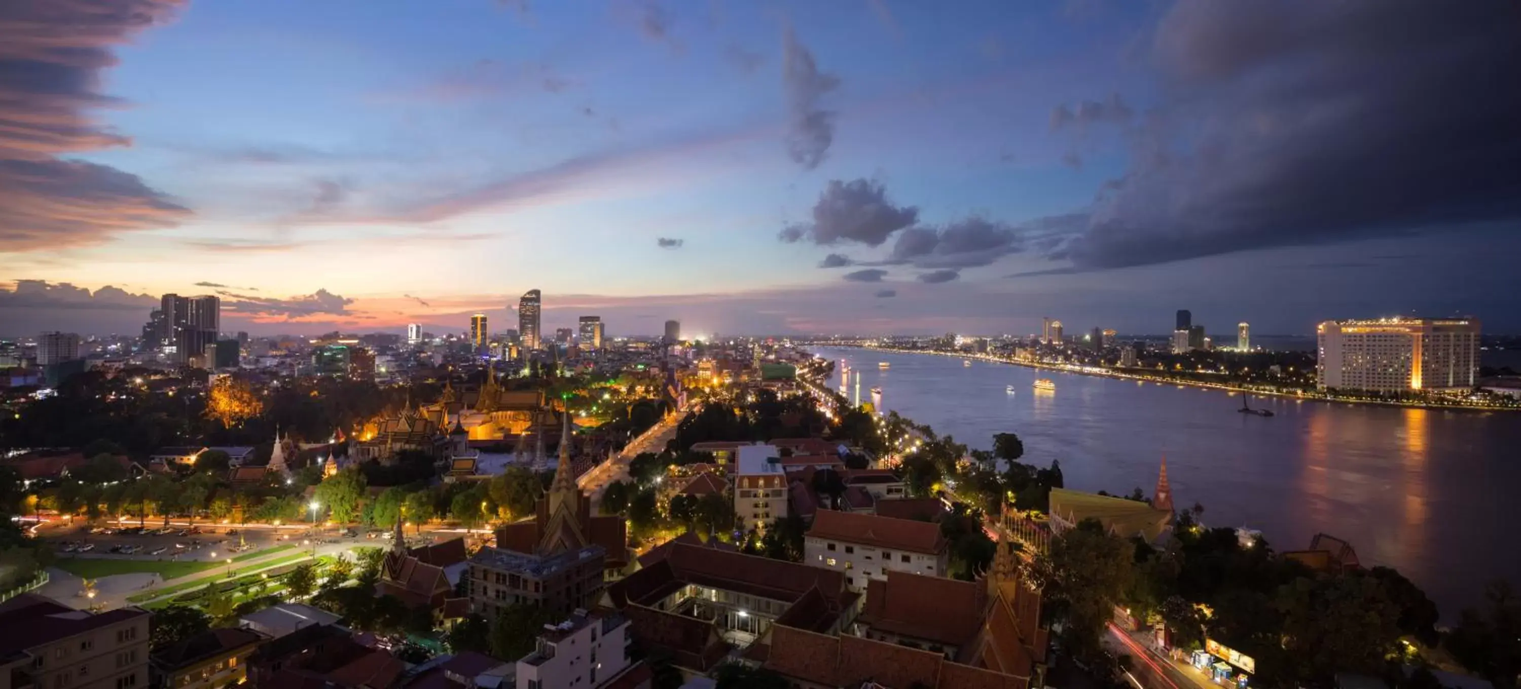 River view in Hotel Emion Phnom Penh