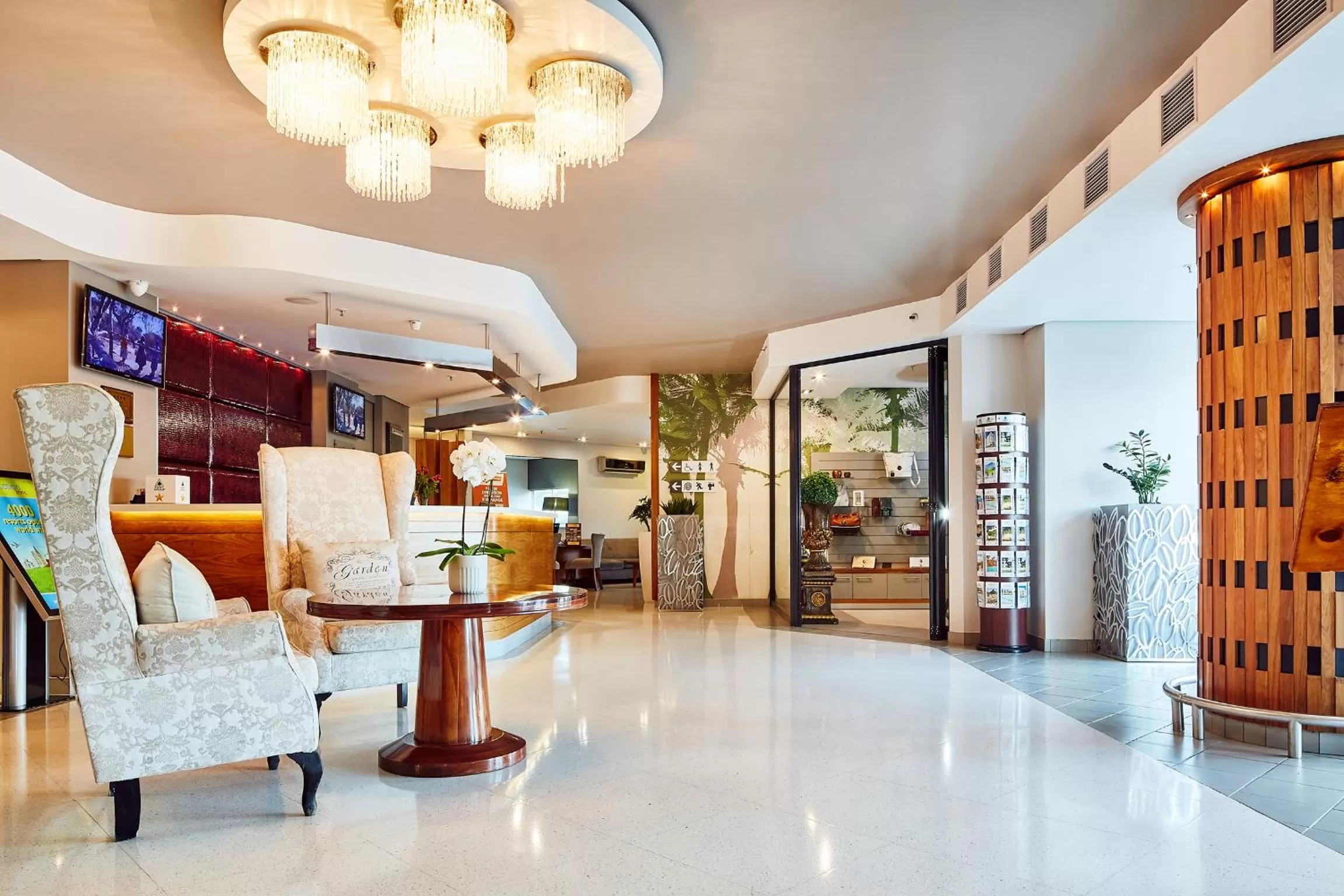 Communal lounge/ TV room in First Group The Palace All-Suite