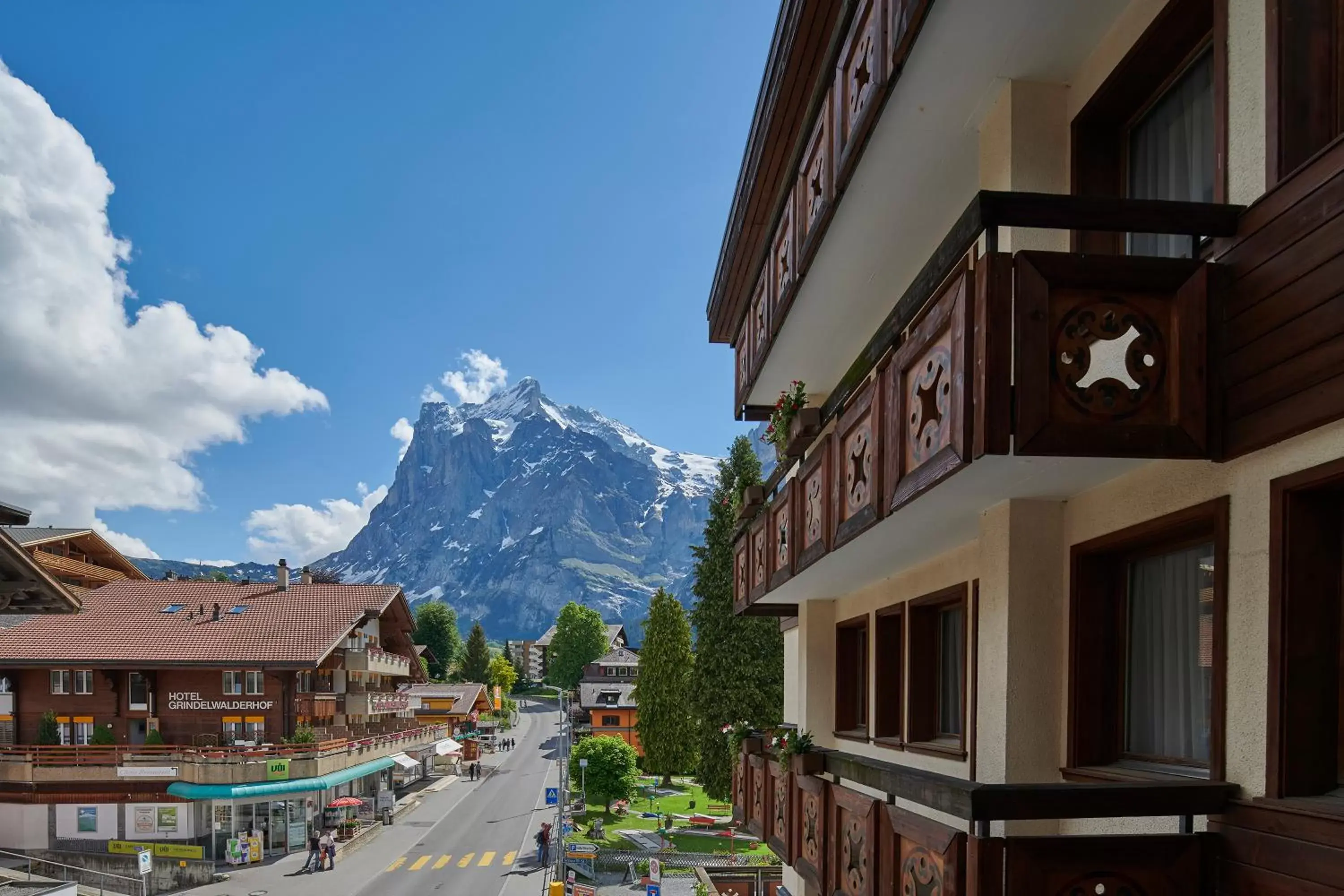 Mountain view in Hotel Spinne Grindelwald