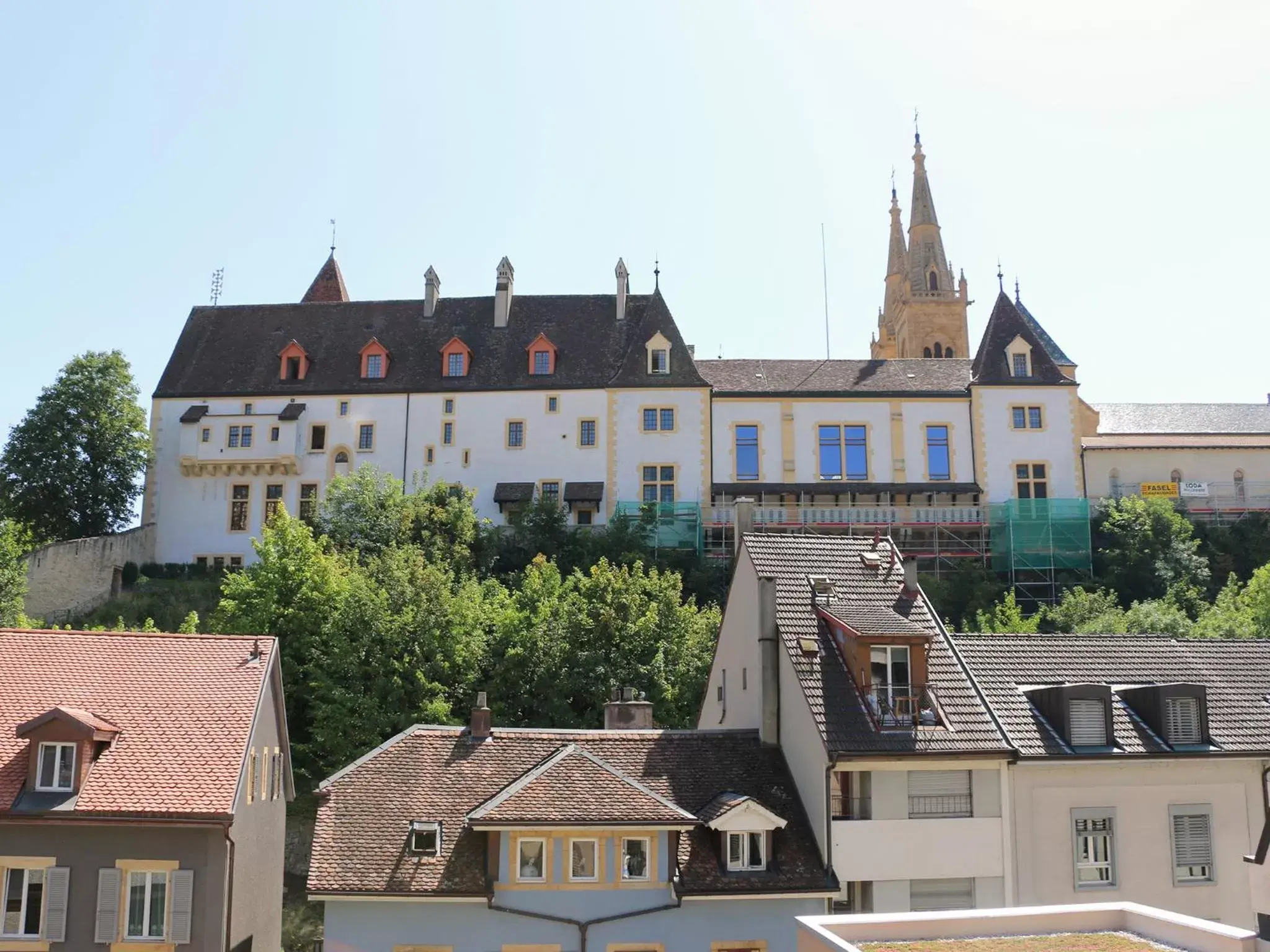 View (from property/room), Property Building in Hôtel de l'Ecluse