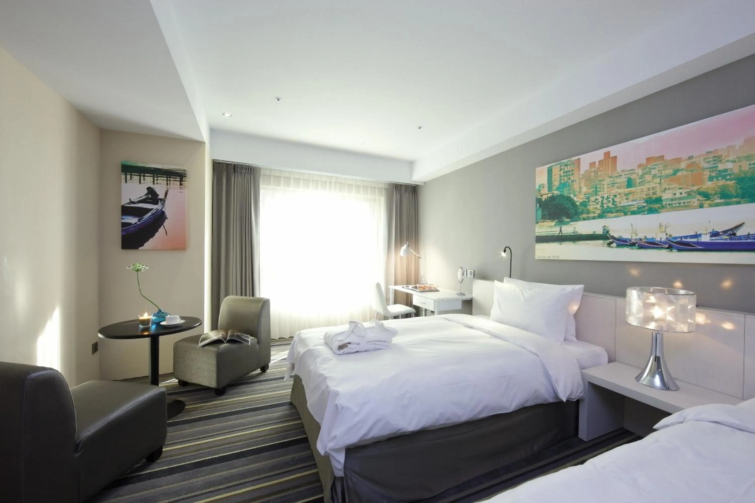 Bedroom, Bed in Hotelday Tamsui