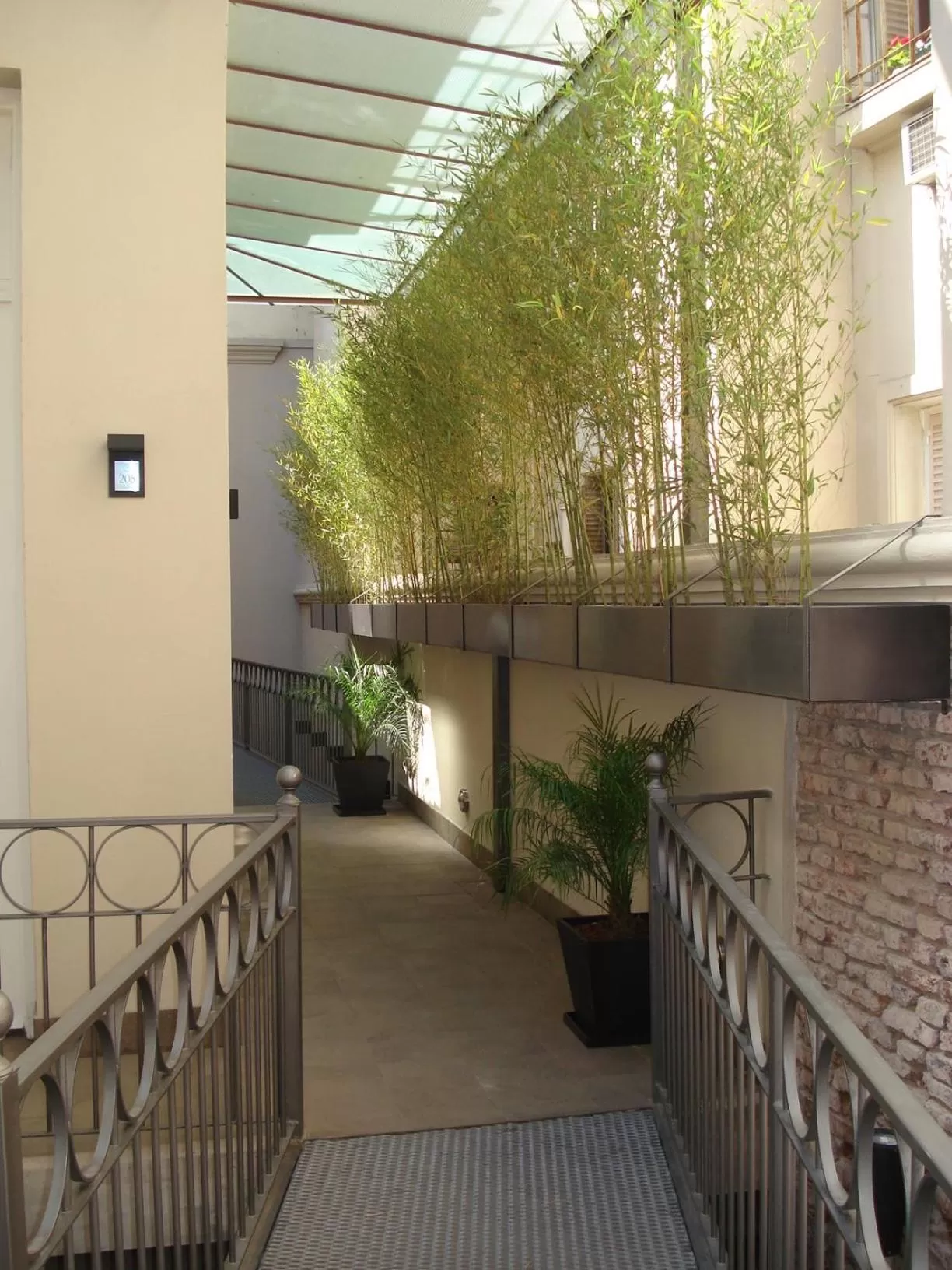 Patio in San Telmo Suites