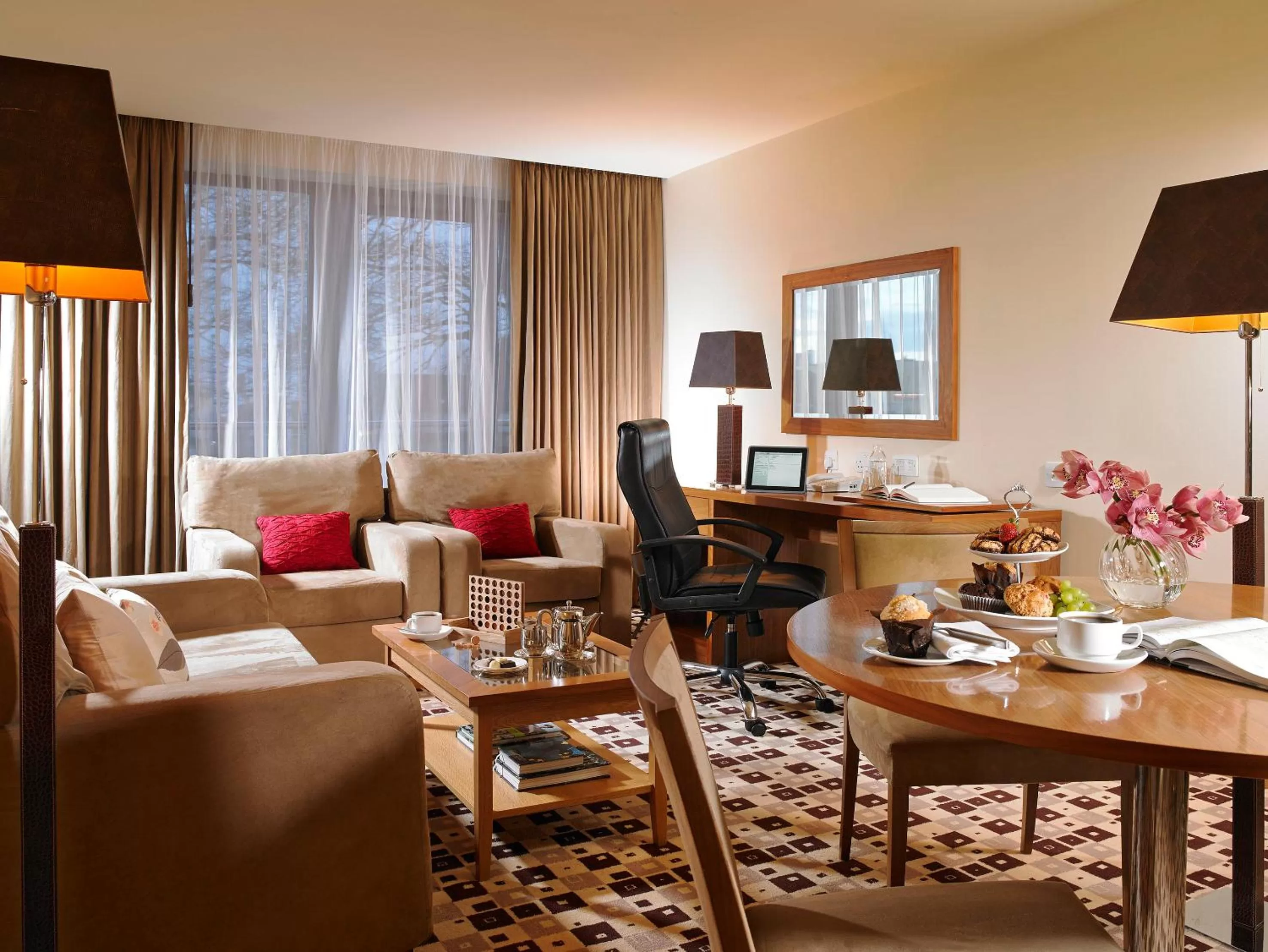 Living room in The Connacht Hotel