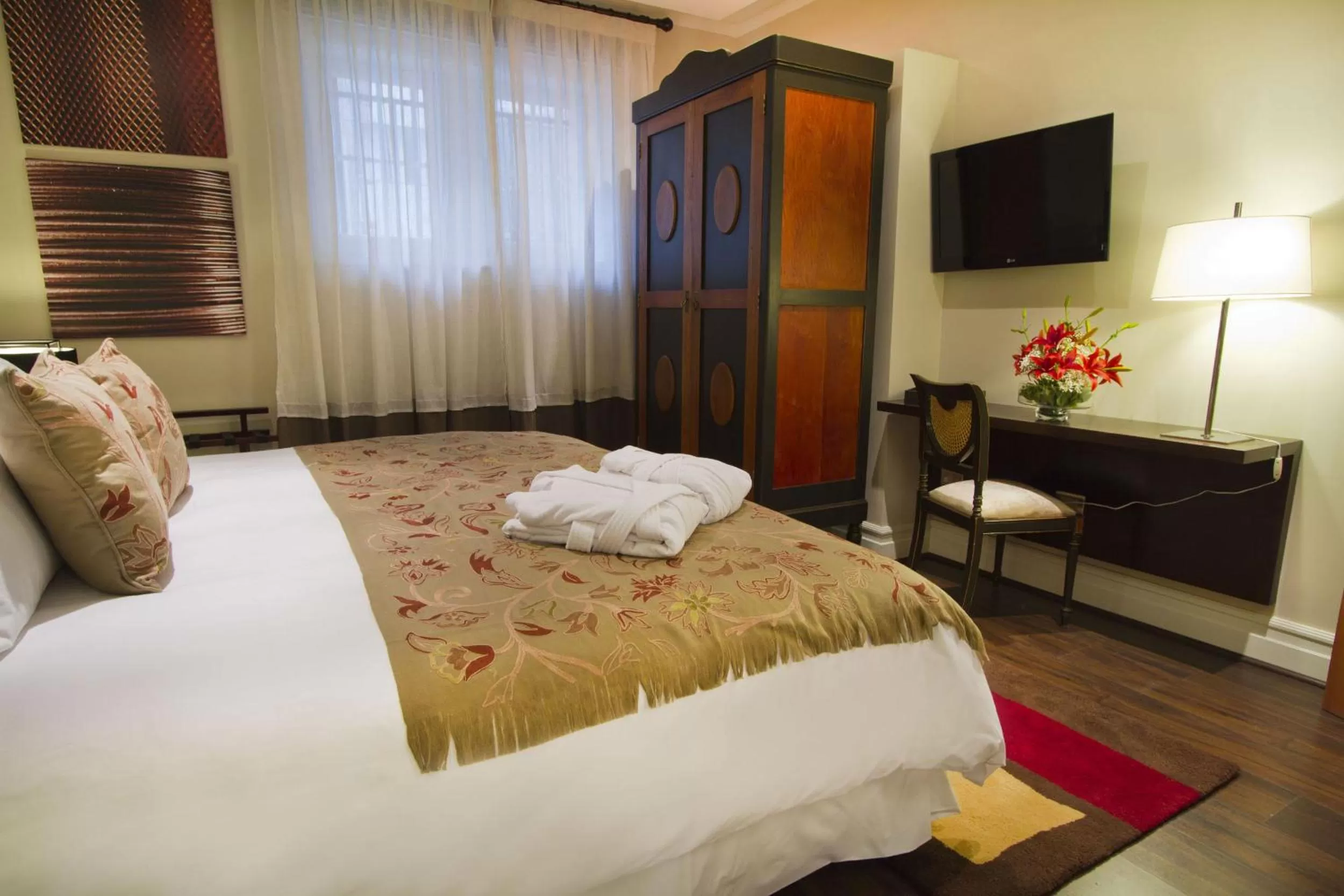 Bed in Casa Bueras Boutique Hotel