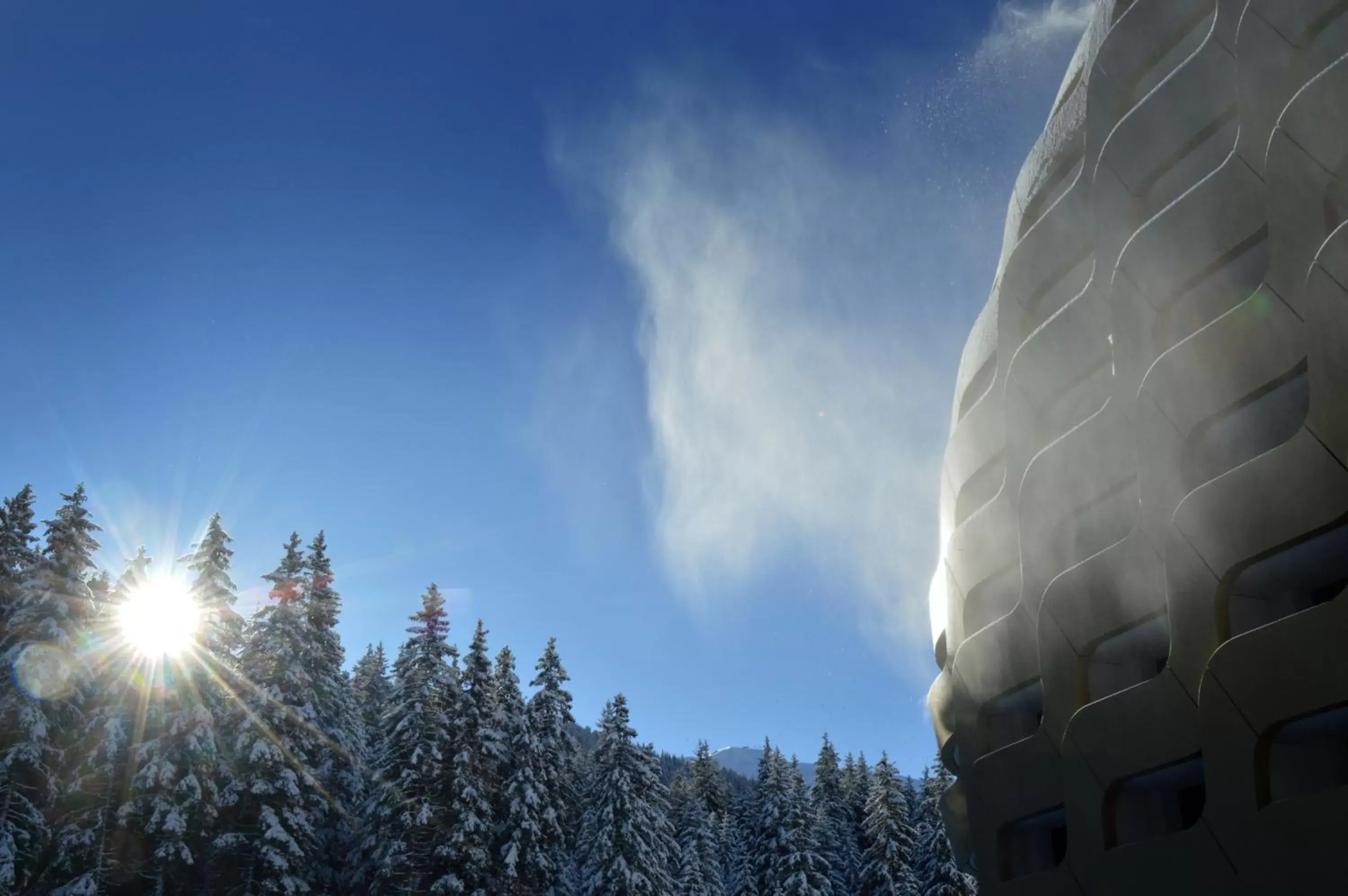 Property building in AlpenGold Hotel Davos