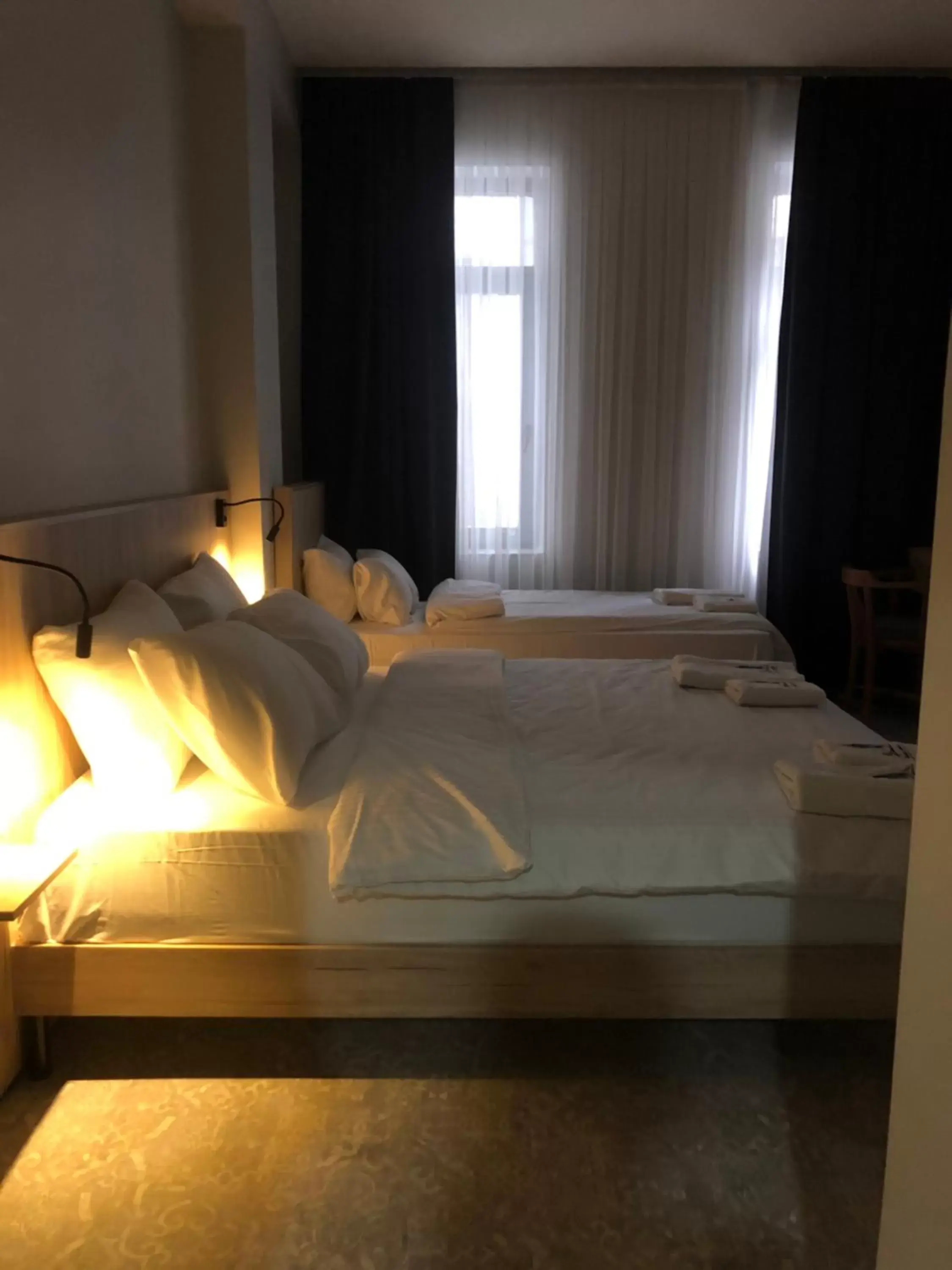 Bed in Taksim Galatist Hotel