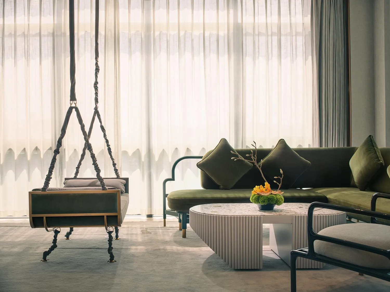 Living room in Hotel Indigo Hangzhou Uptown