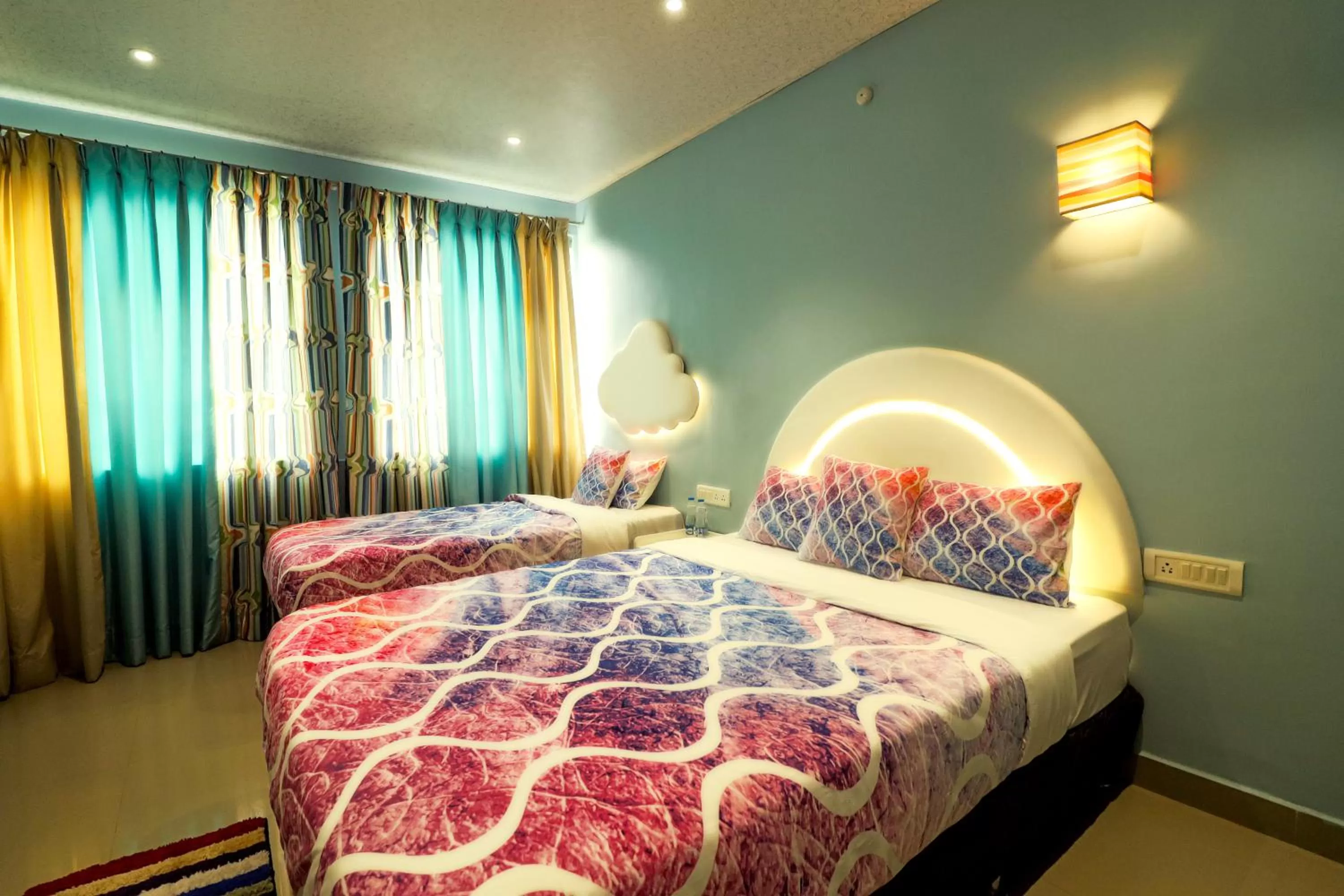 Bed in Hotel Greek Glory