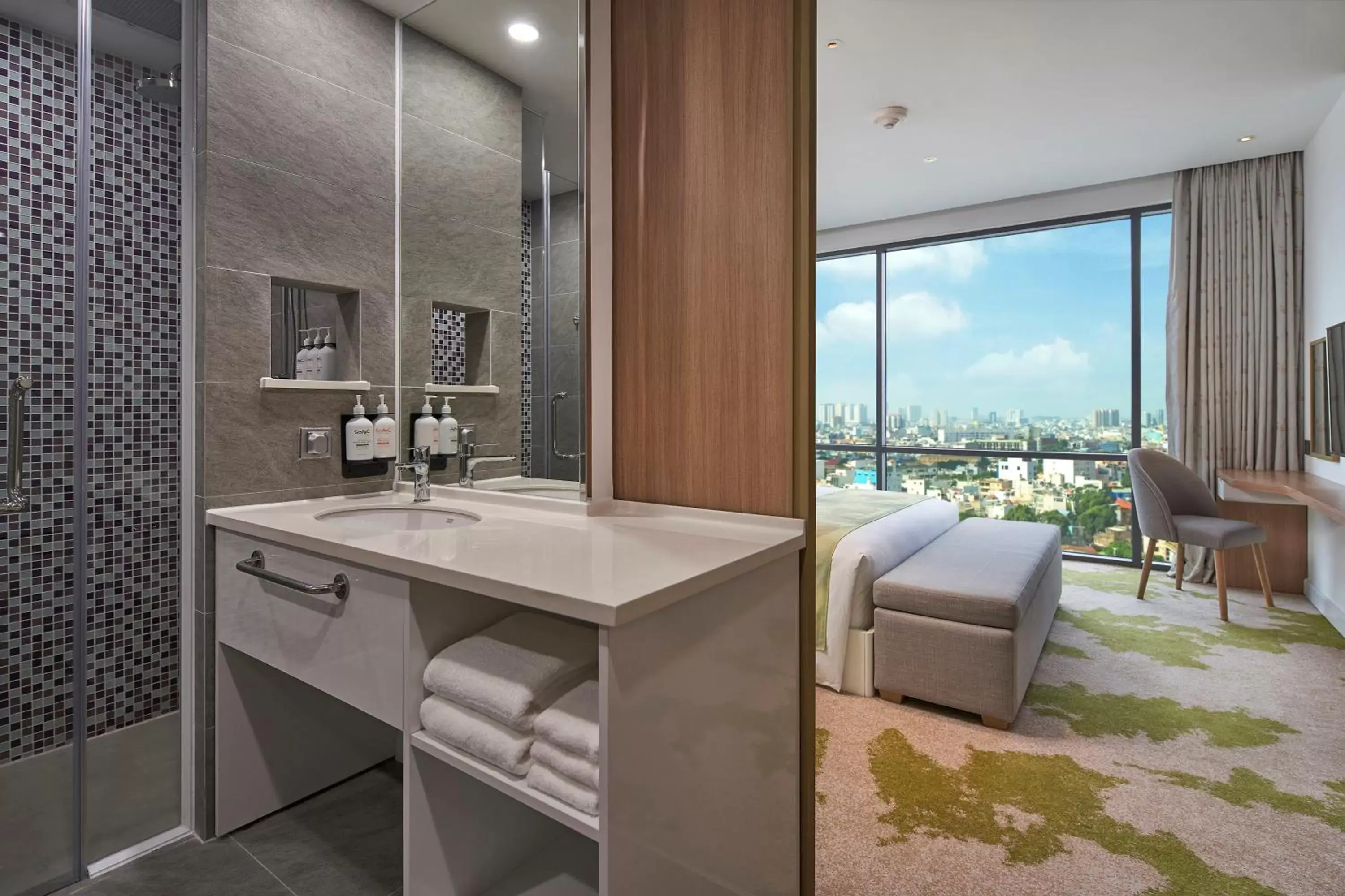 Photo of the whole room, Bathroom in Holiday Inn & Suites Saigon Airport, an IHG Hotel