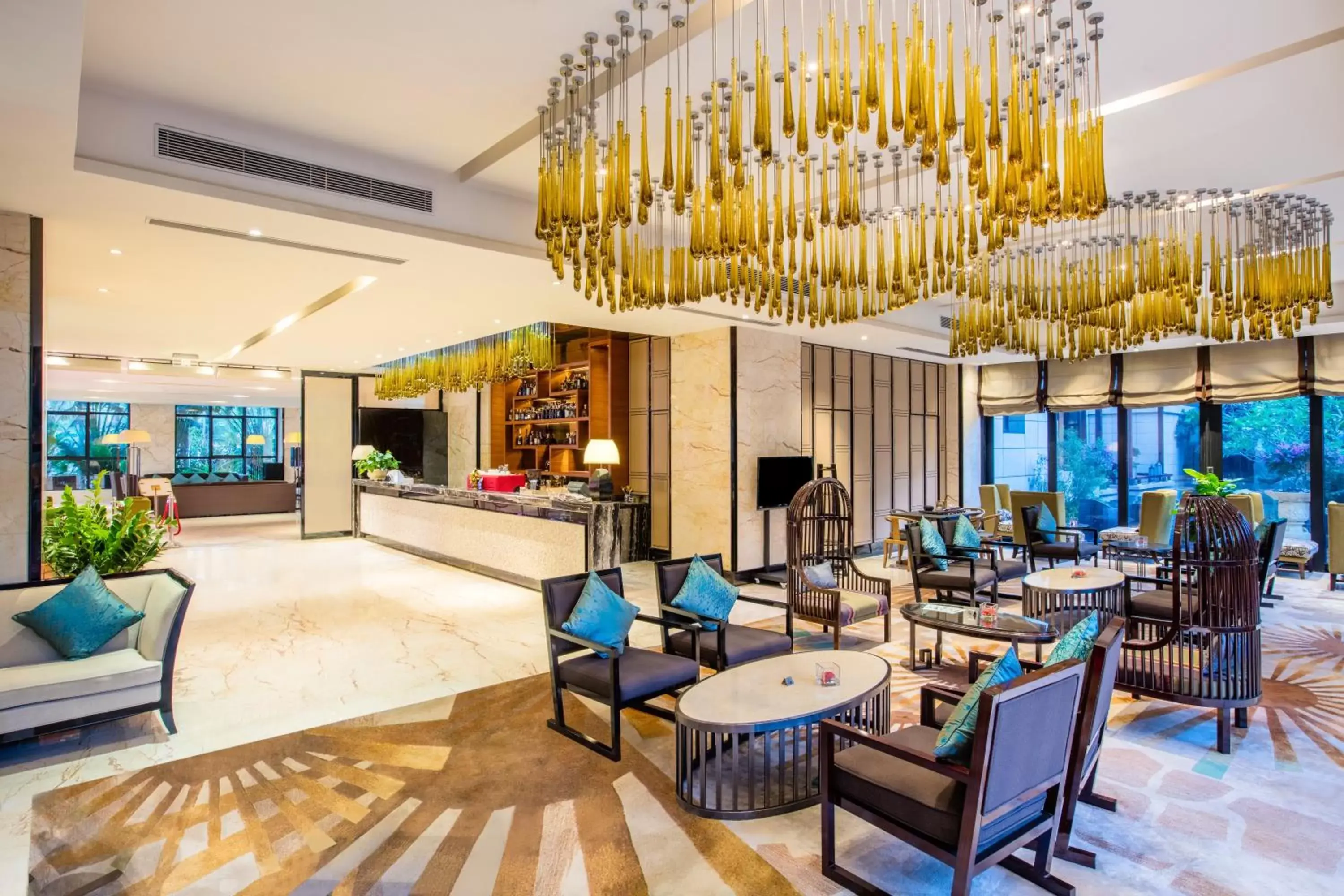 Property building, Lobby/Reception in Crowne Plaza Sanya City Center, an IHG Hotel