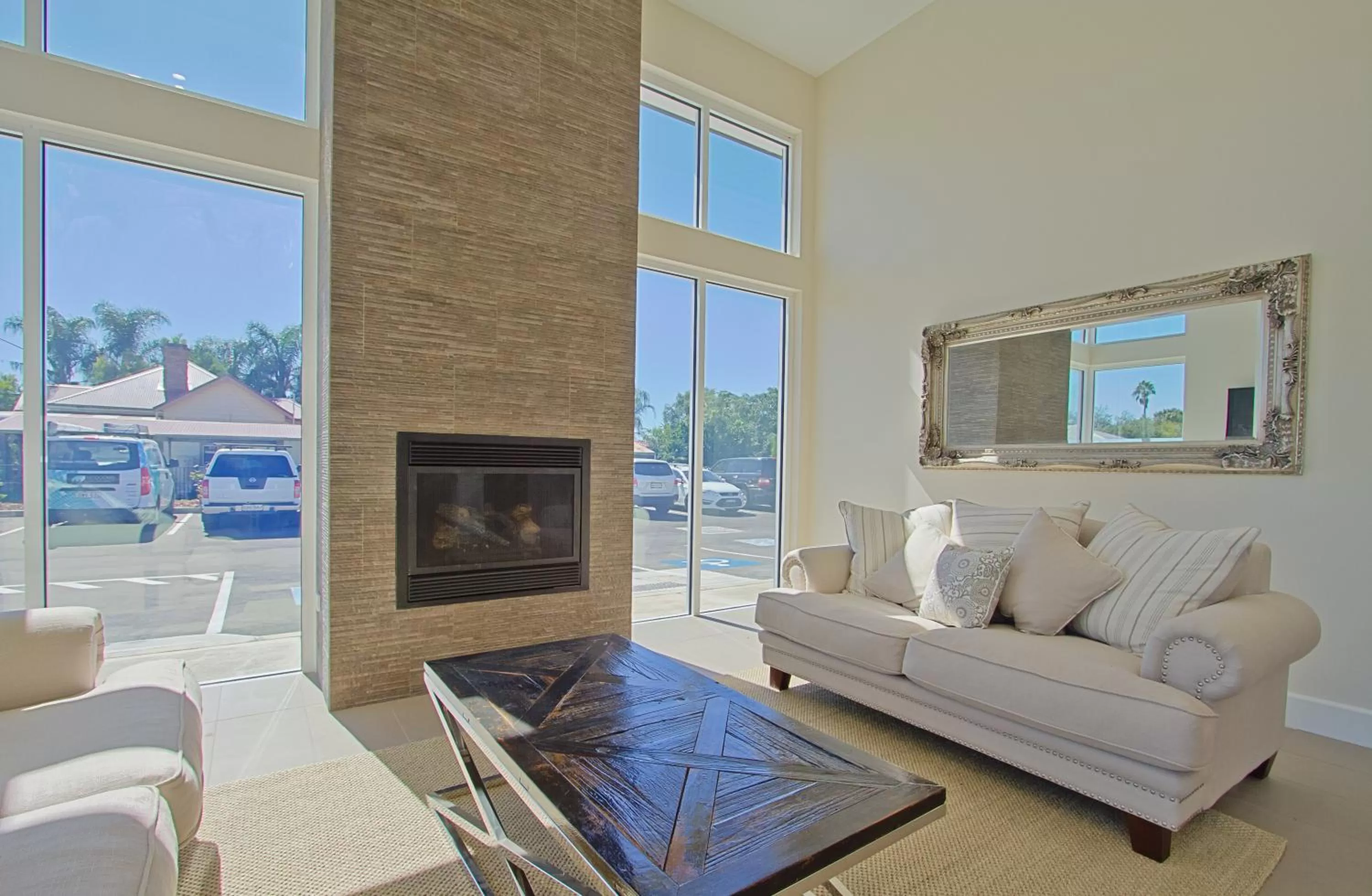 Seating area in The Remington Muswellbrook