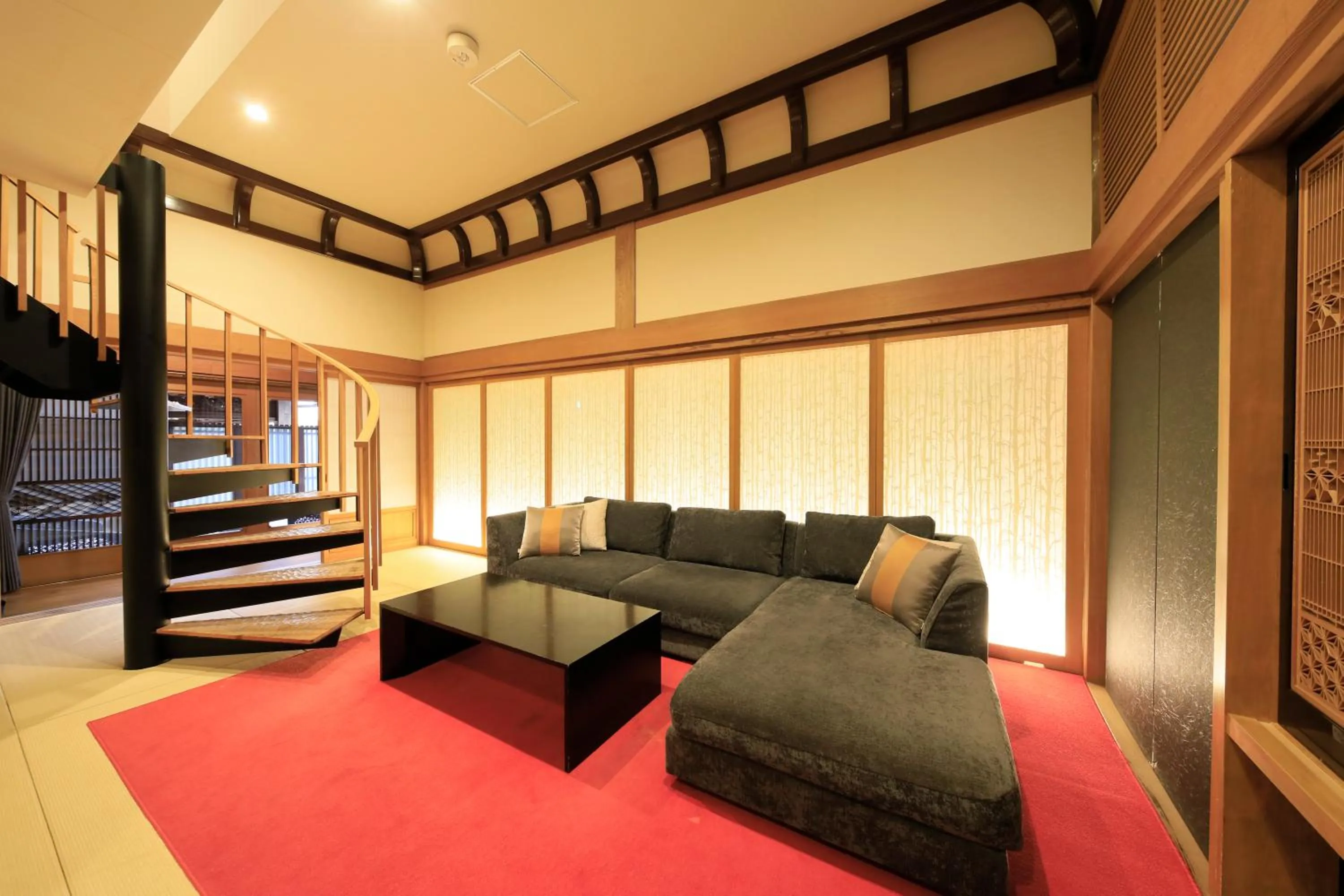 Living room in Fuji Onsenji Yumedono