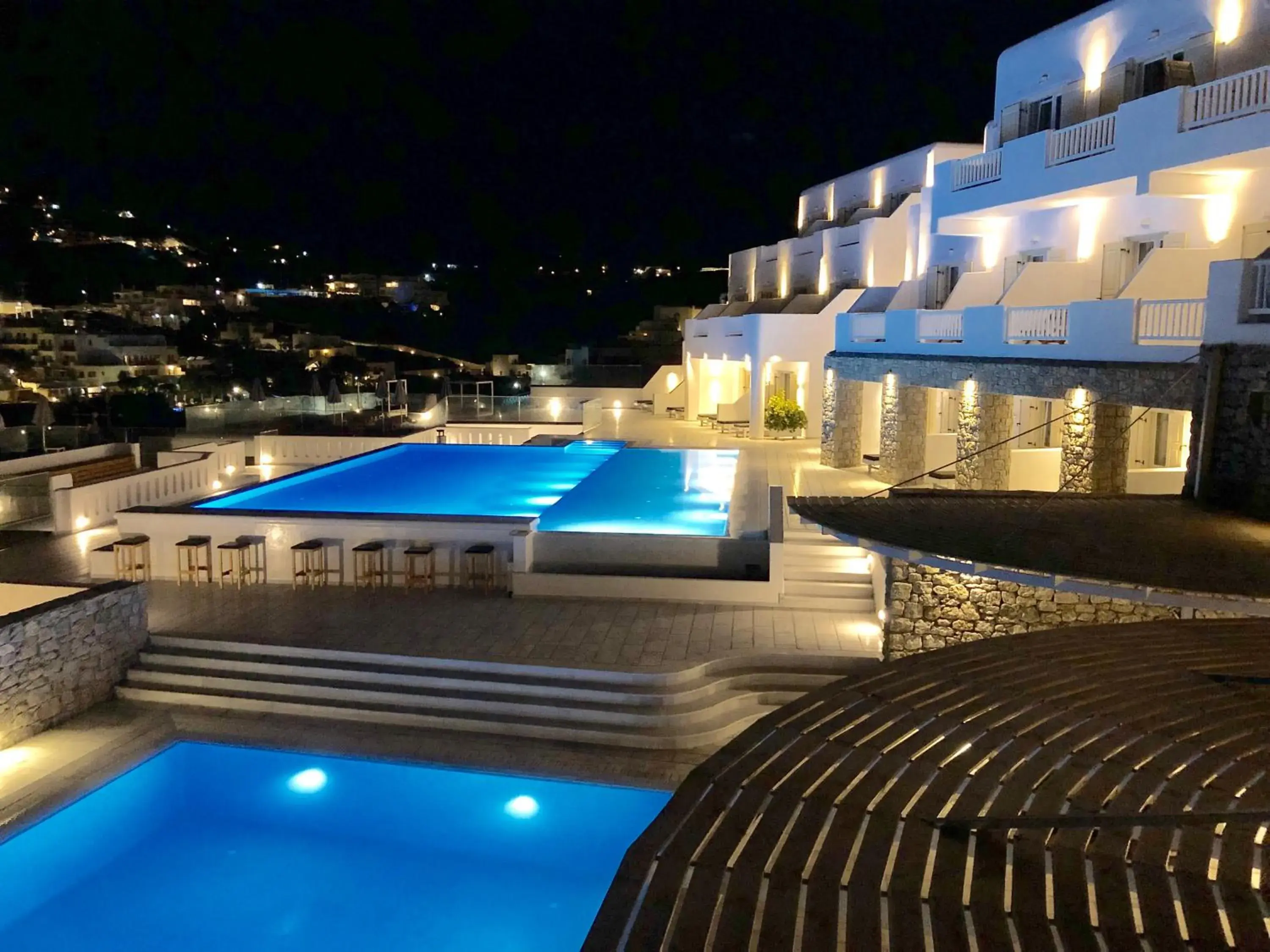 Pool view, Swimming Pool in The George Hotel Mykonos