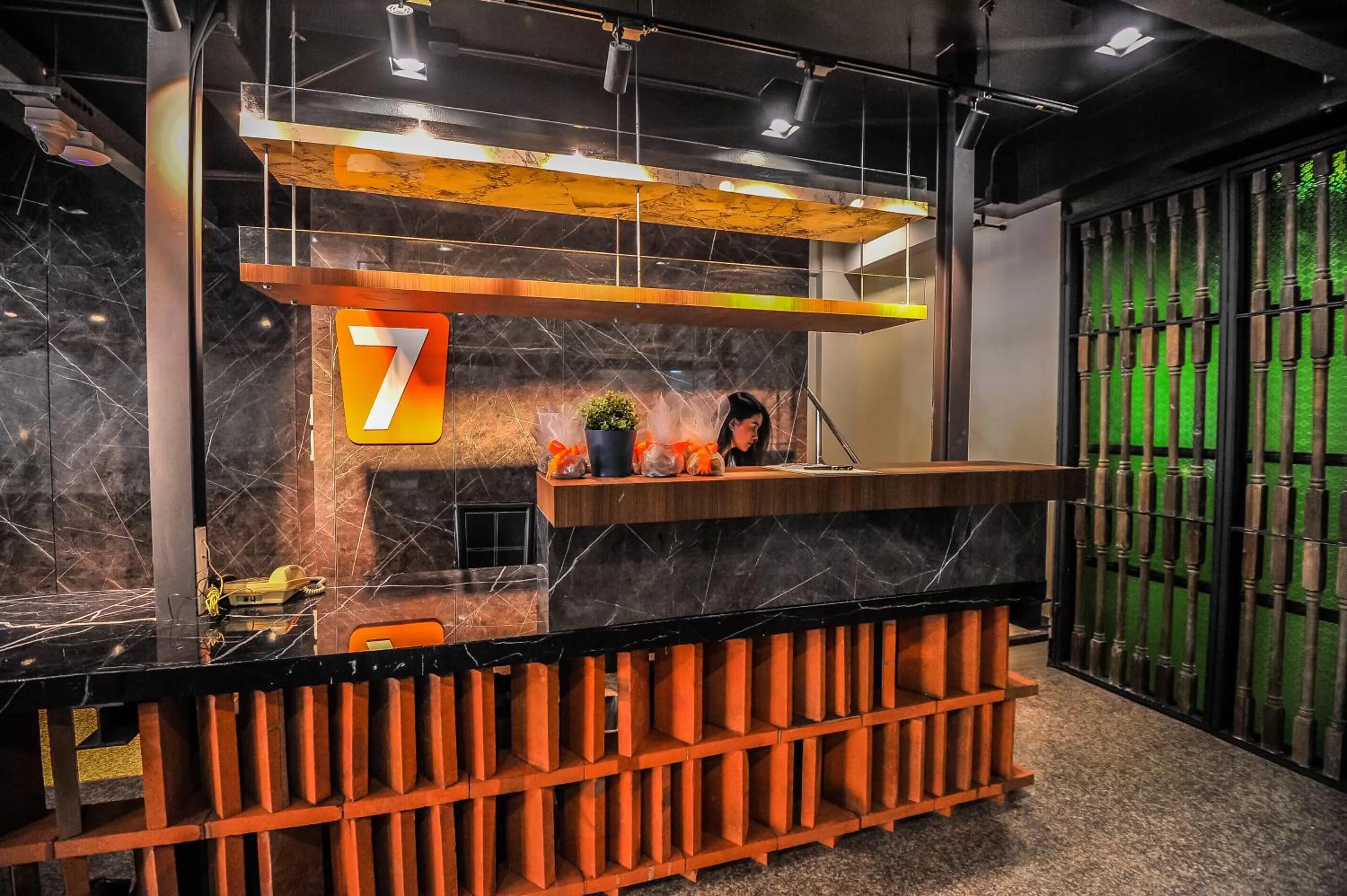 Property building in 7 Days Premium Hotel at Icon Siam Station - No Parking