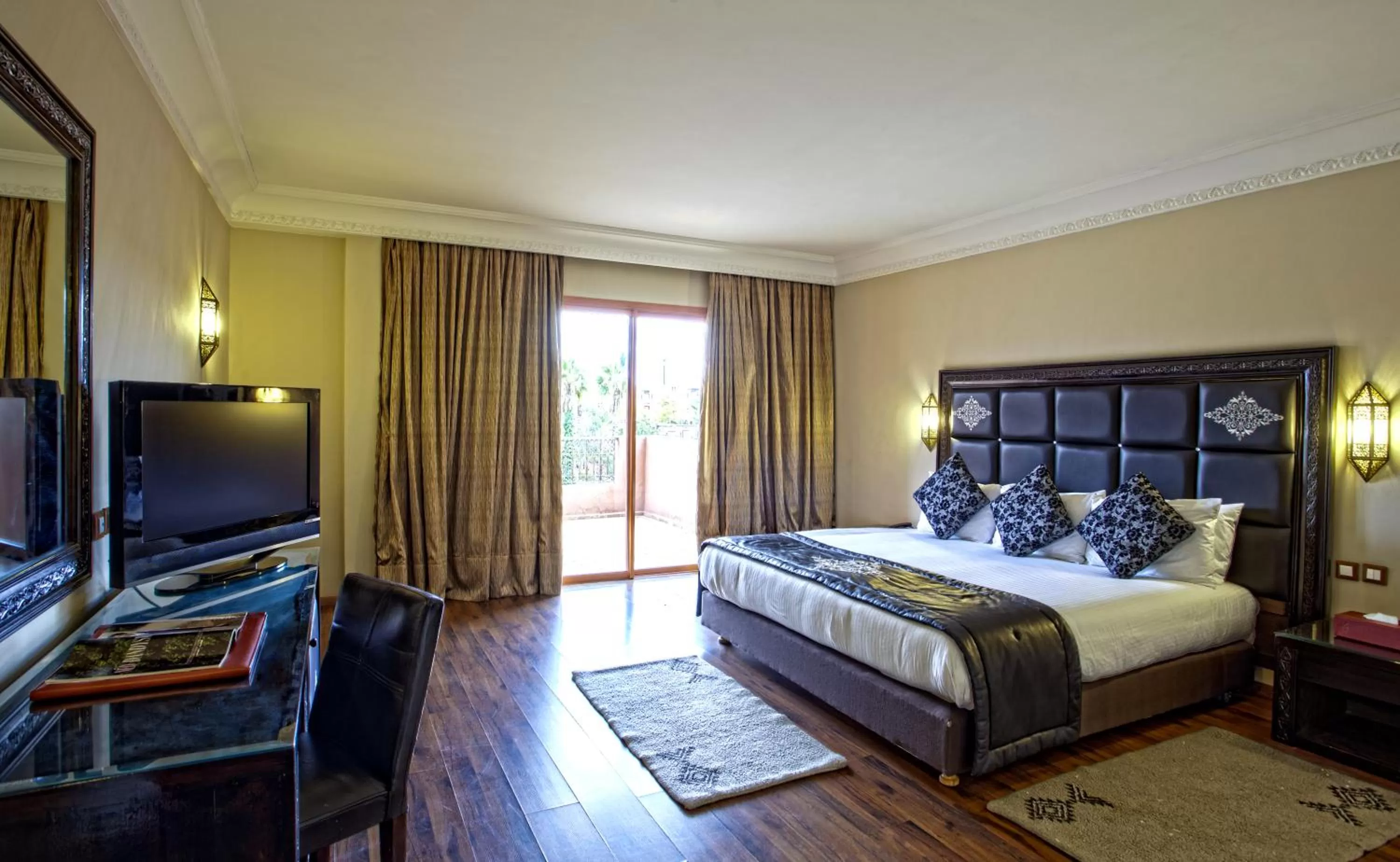 Bedroom, Bed in Palm Plaza Marrakech