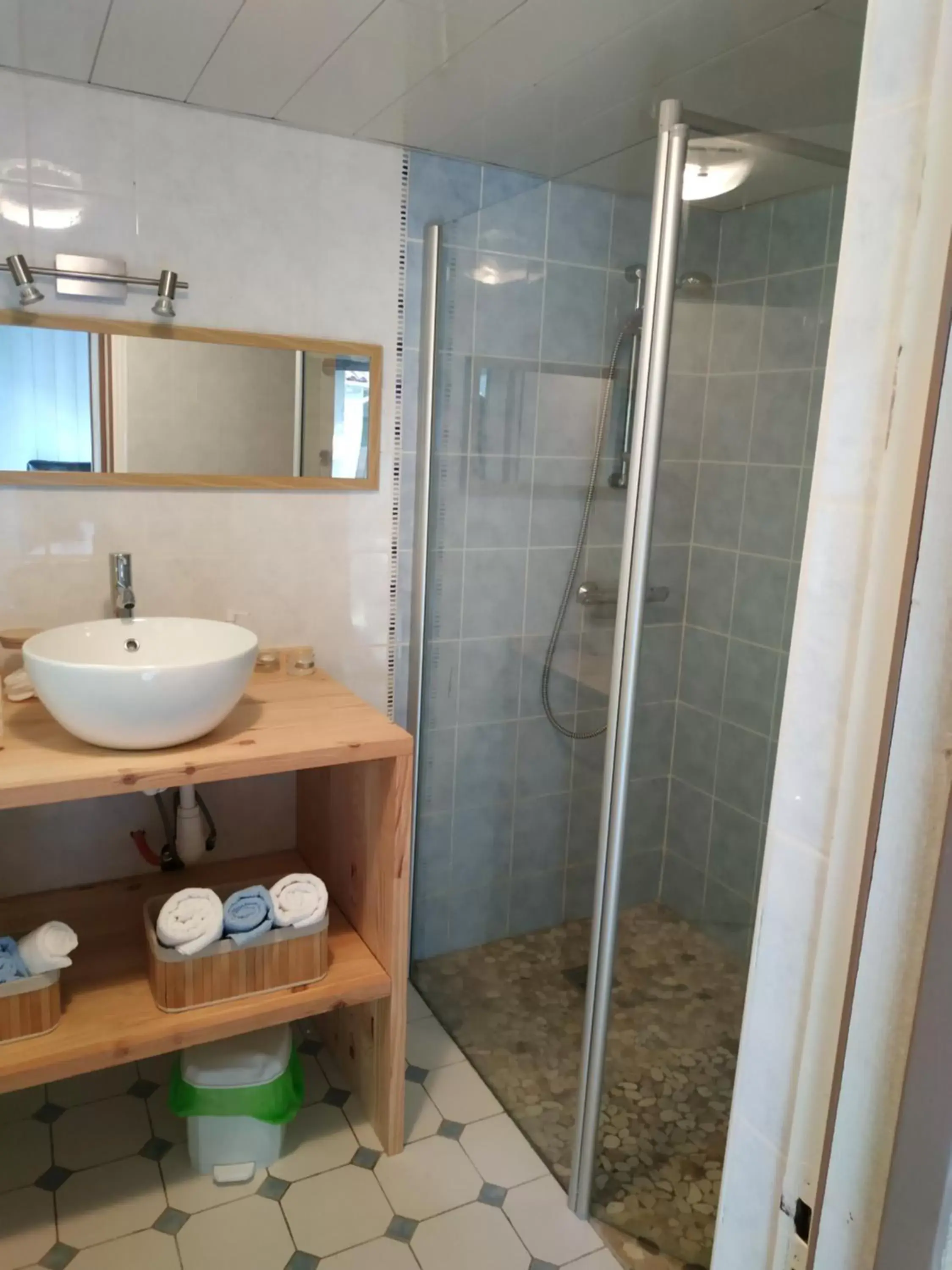 Shower, Bathroom in Les Agapanthes du frontonnais