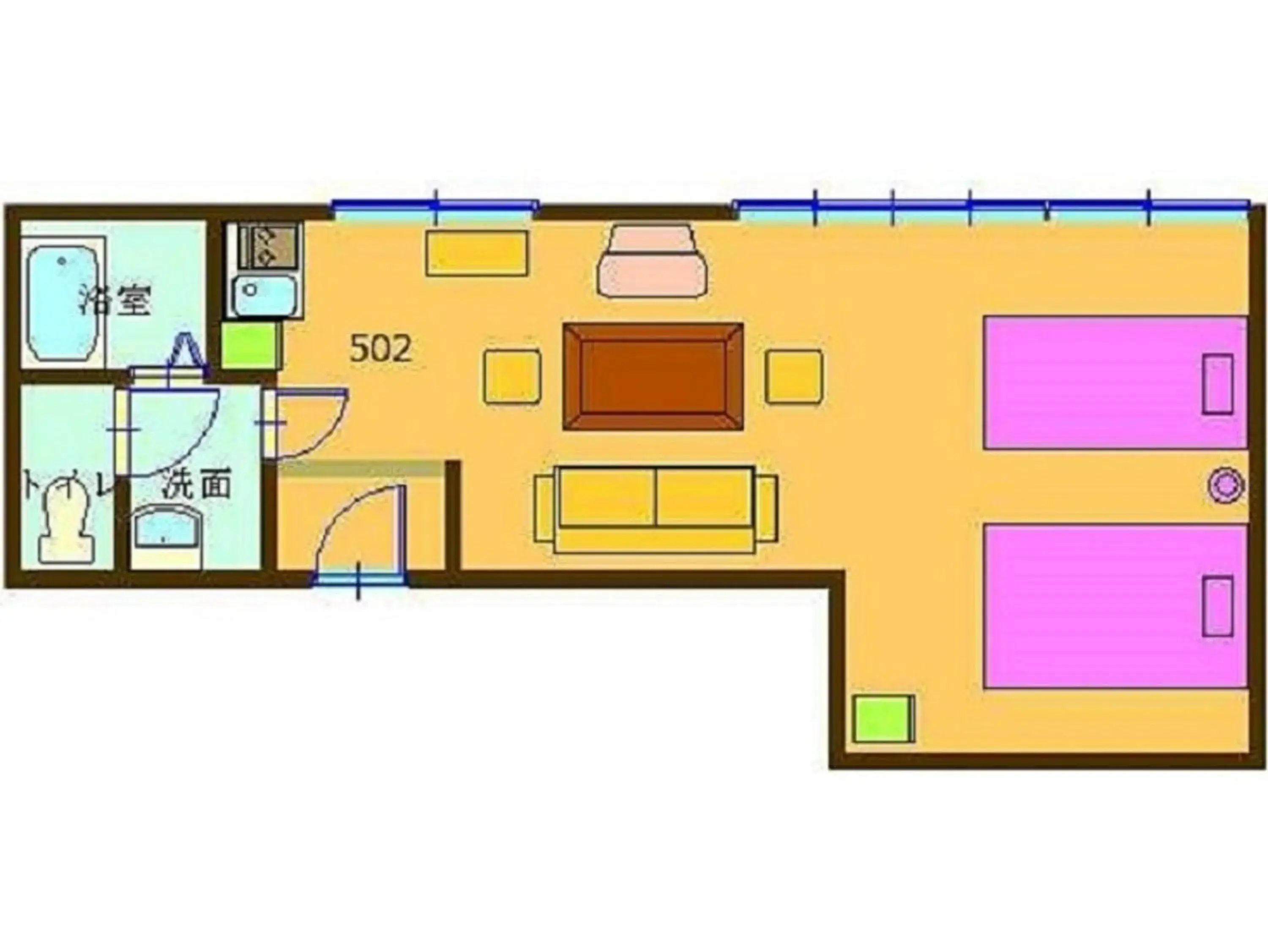 Floor Plan in Condominium Stella Site