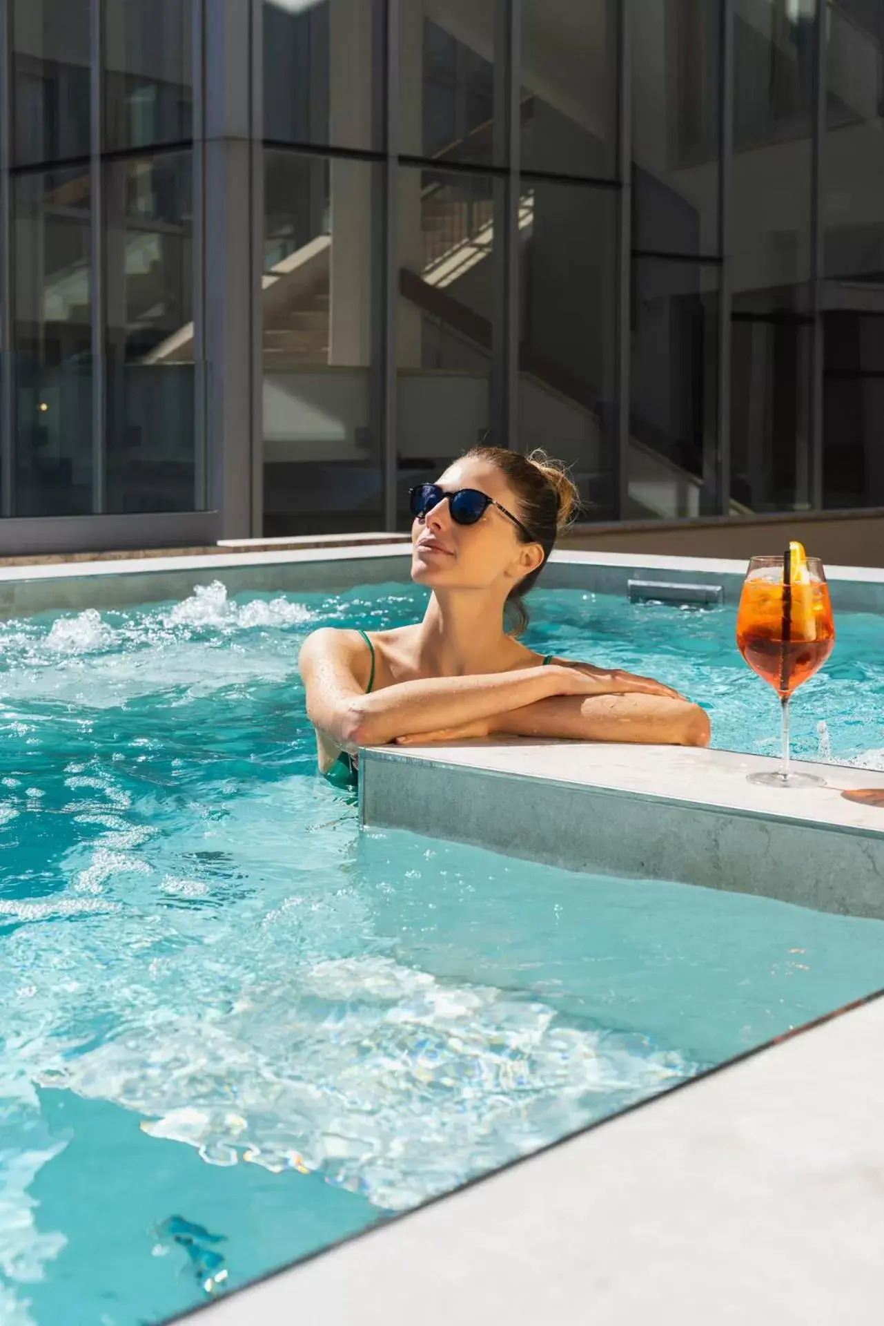 Hot Tub, Swimming Pool in iQ Hotel Firenze